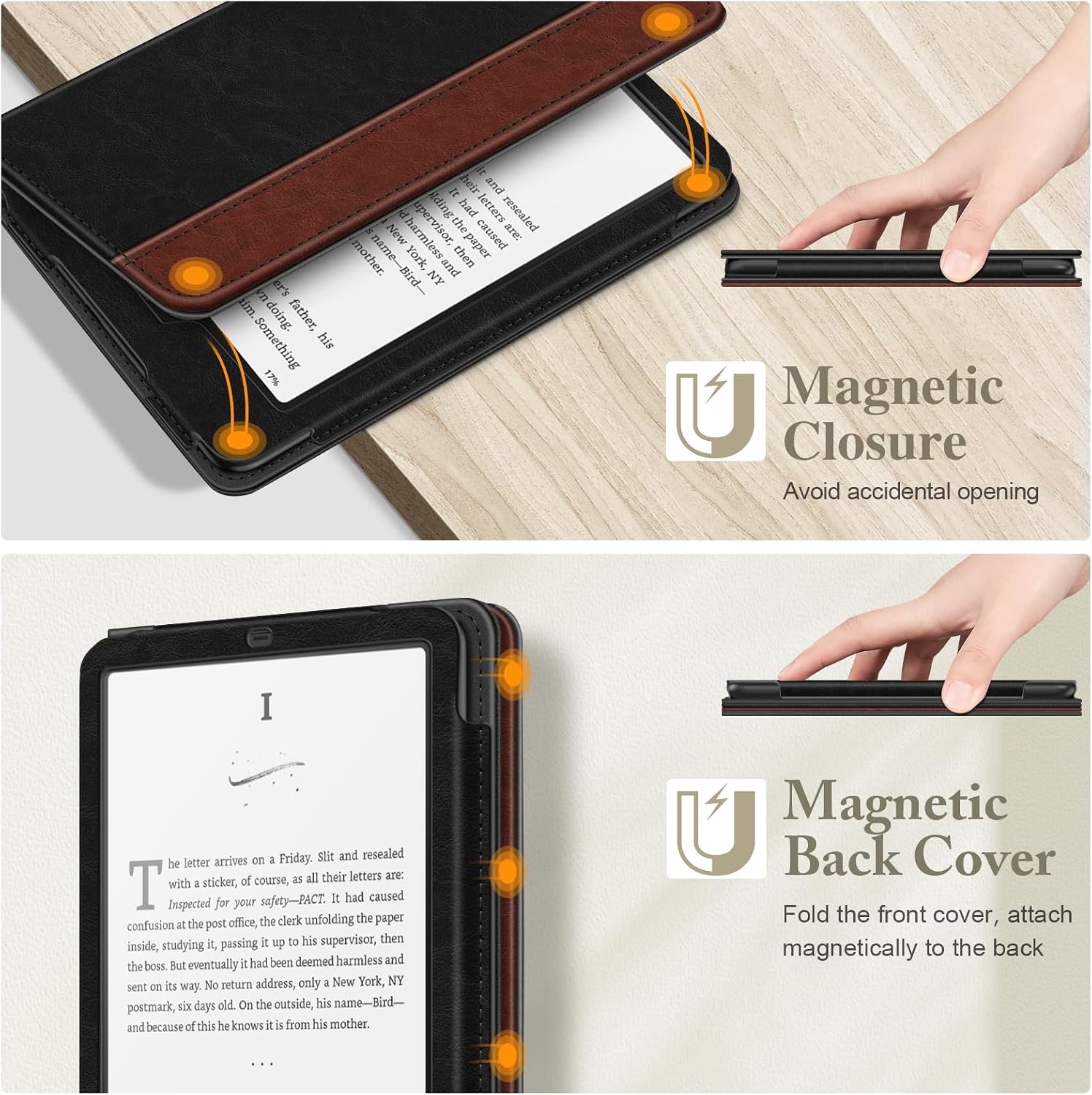 ESTUCHE FINTIE PARA KINDLE PAPERWHITE 7'/6.8' 12ª/11ª GEN Y KINDLE COLORSOFT - 4