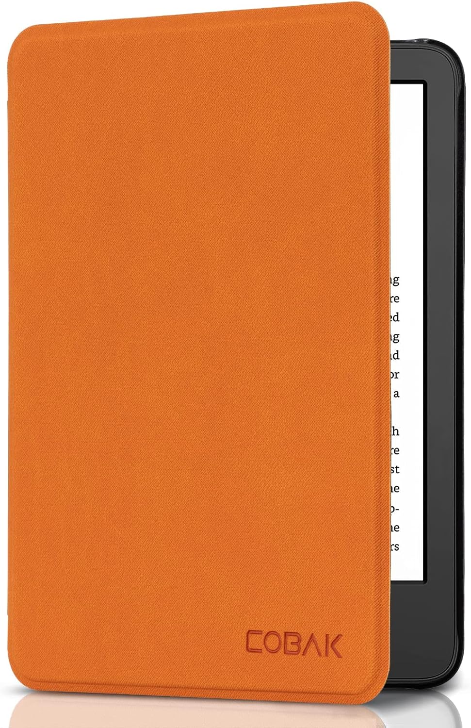ESTUCHE COBAK PARA LECTOR ELECTRÓNICO 6 PULGADAS 2024 Y 2022 PU CUERO NARANJA - 1