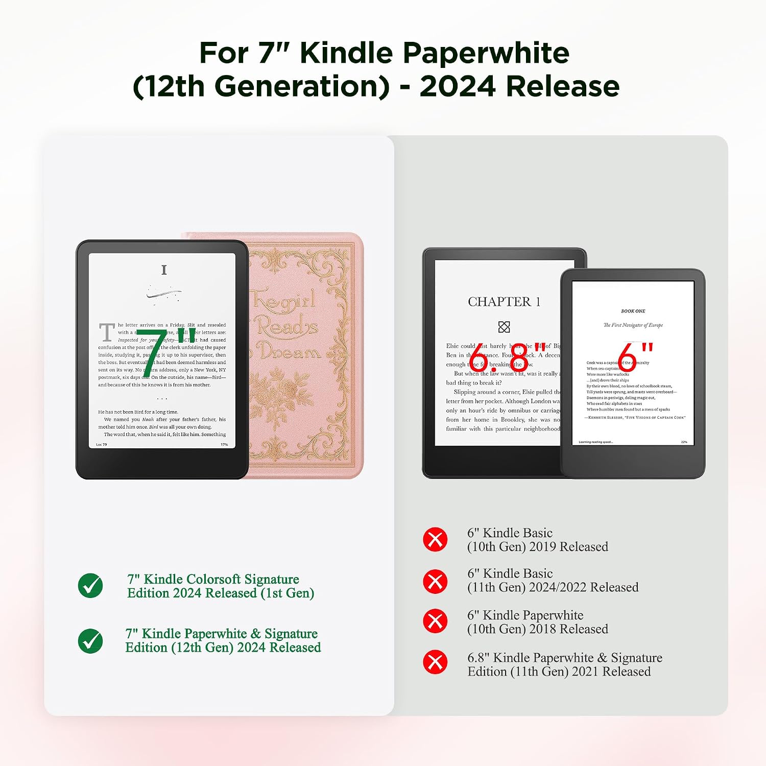 ESTUCHE PARA KINDLE PAPERWHITE Y COLORSOFT 7'' VANE OAK MAGNÉTICO - 2