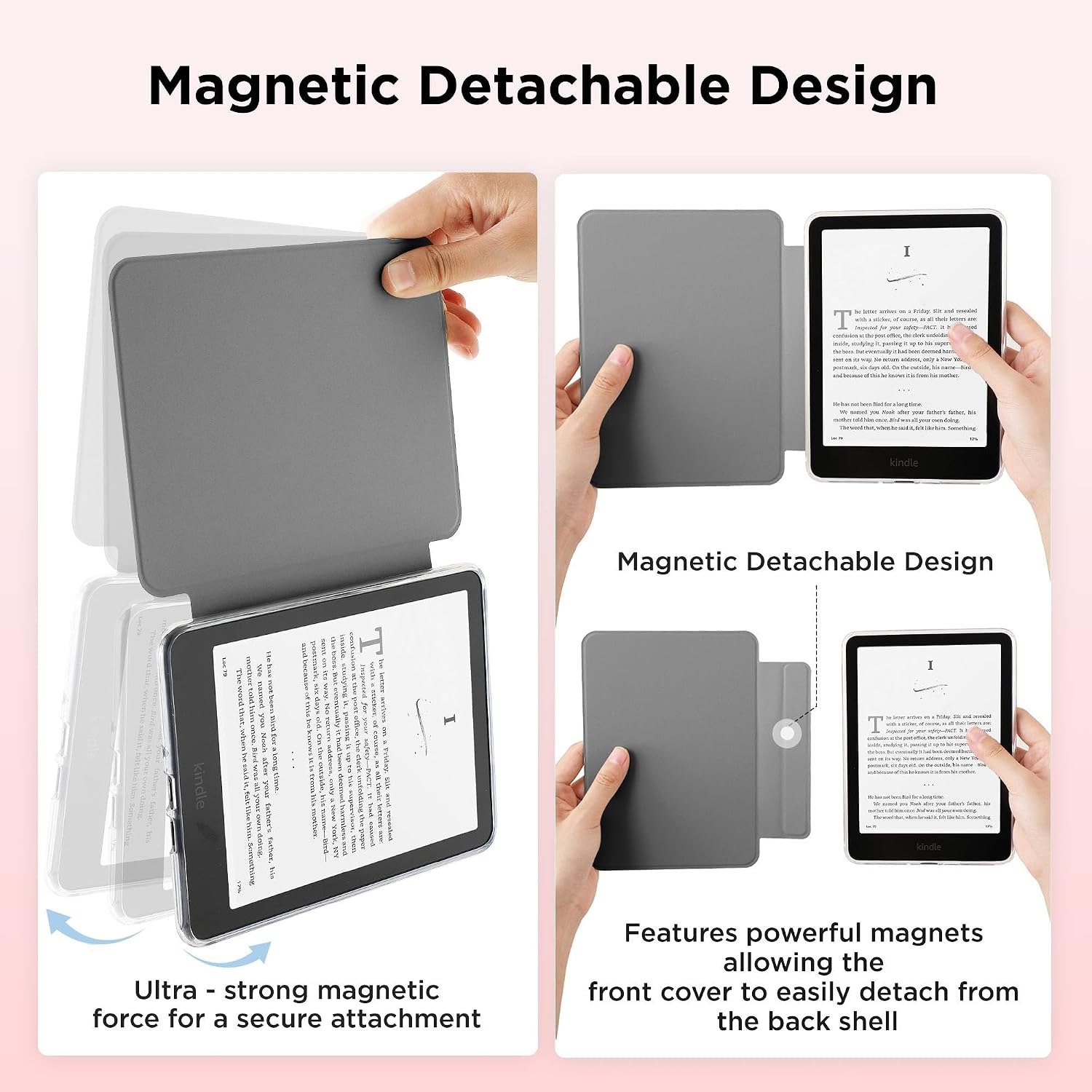 ESTUCHE SESENSE MAGNETIC PARA KINDLE PAPERWHITE 7'' 12ª GEN 2024 Y COLORSOFT - 3