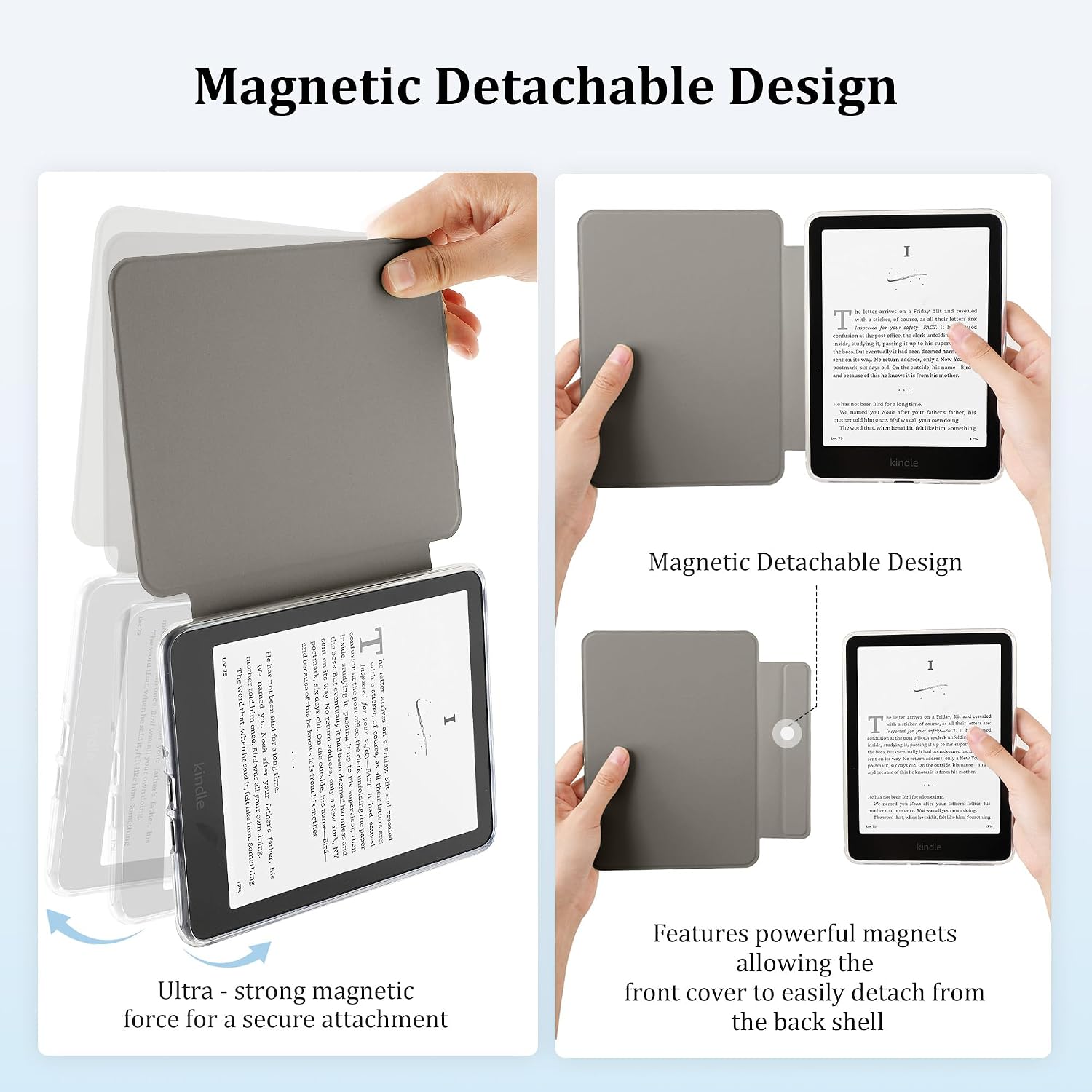 ESTUCHE SESENSE MAGNETIC PARA KINDLE PAPERWHITE 7'' 12ª GEN 2024 Y COLORSOFT - 3