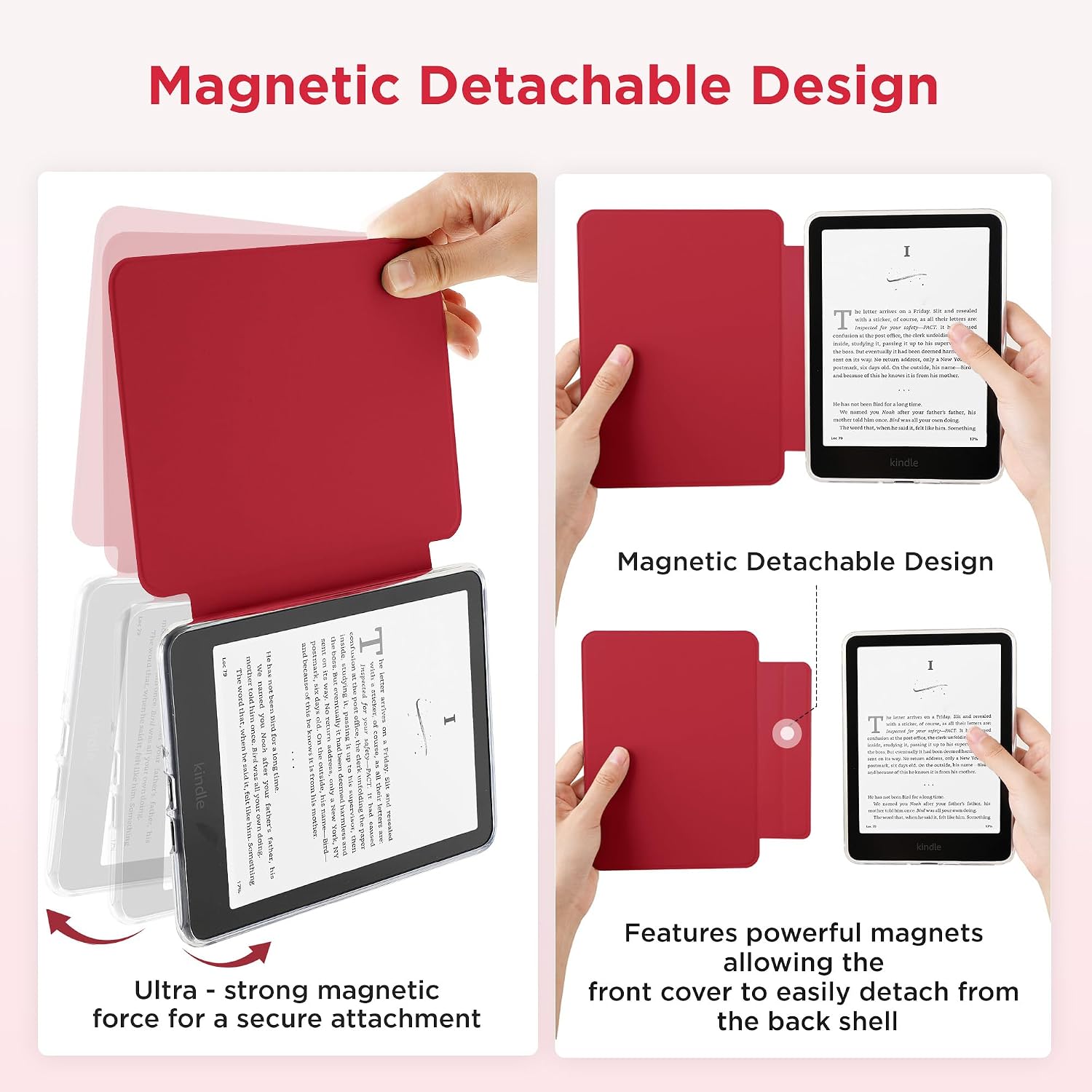 ESTUCHE SESENSE MAGNÉTICO PARA KINDLE PAPERWHITE 7'' 12ª GEN 2024 Y COLORSOFT - 3