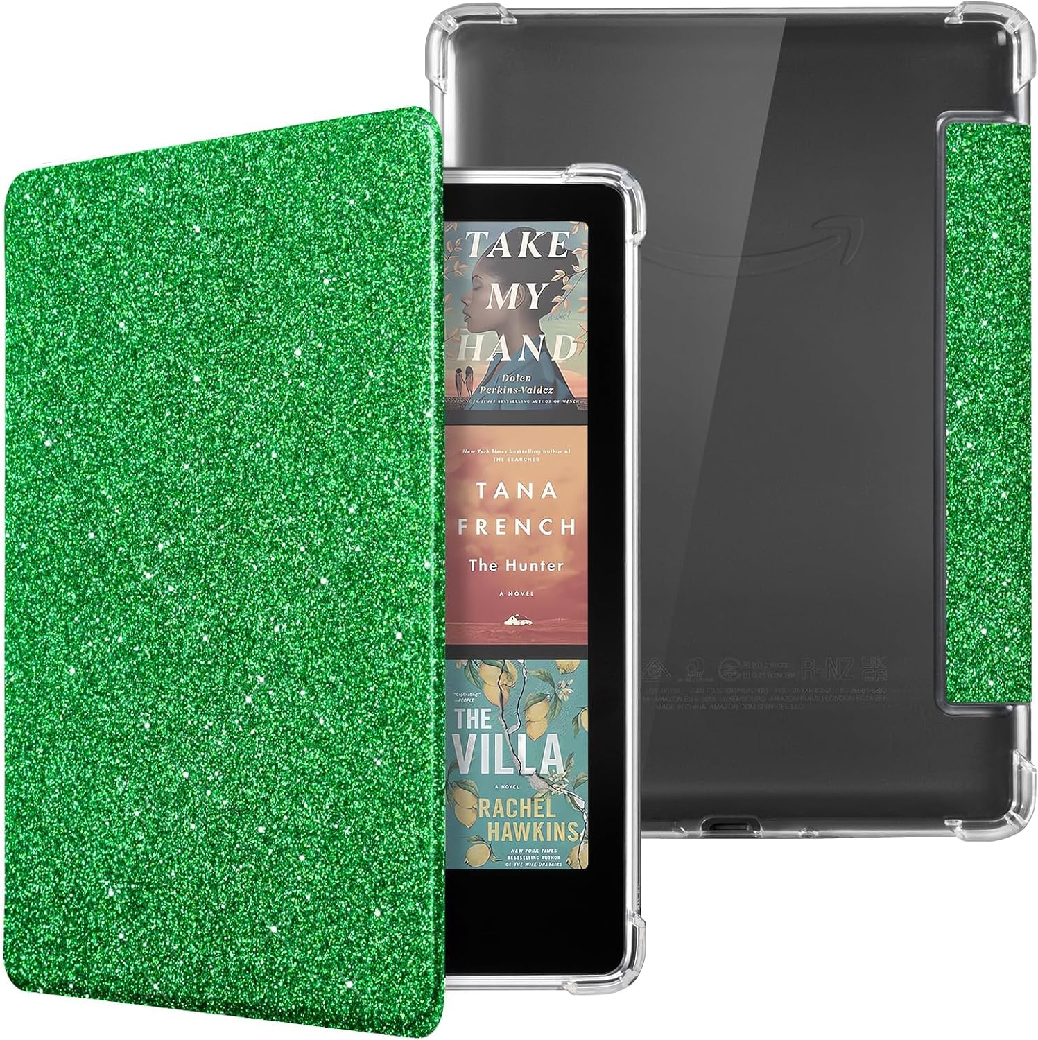 ESTUCHE COBAK PARA EREADER 7' CON CUBIERTA DE CUERO PU Y RESPALDO DE SILICONA TRANSPARENTE - 1