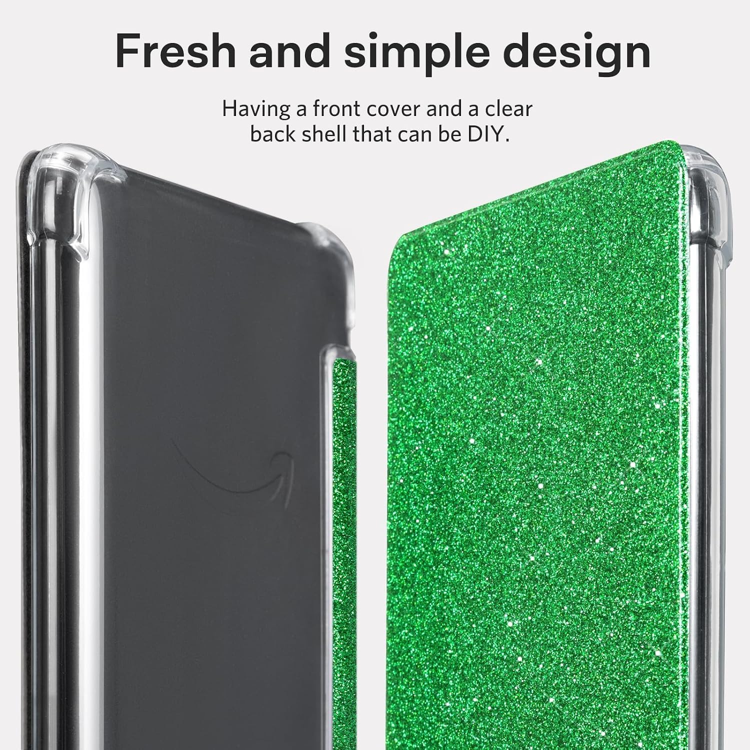 ESTUCHE COBAK PARA EREADER 7' CON CUBIERTA DE CUERO PU Y RESPALDO DE SILICONA TRANSPARENTE - 4