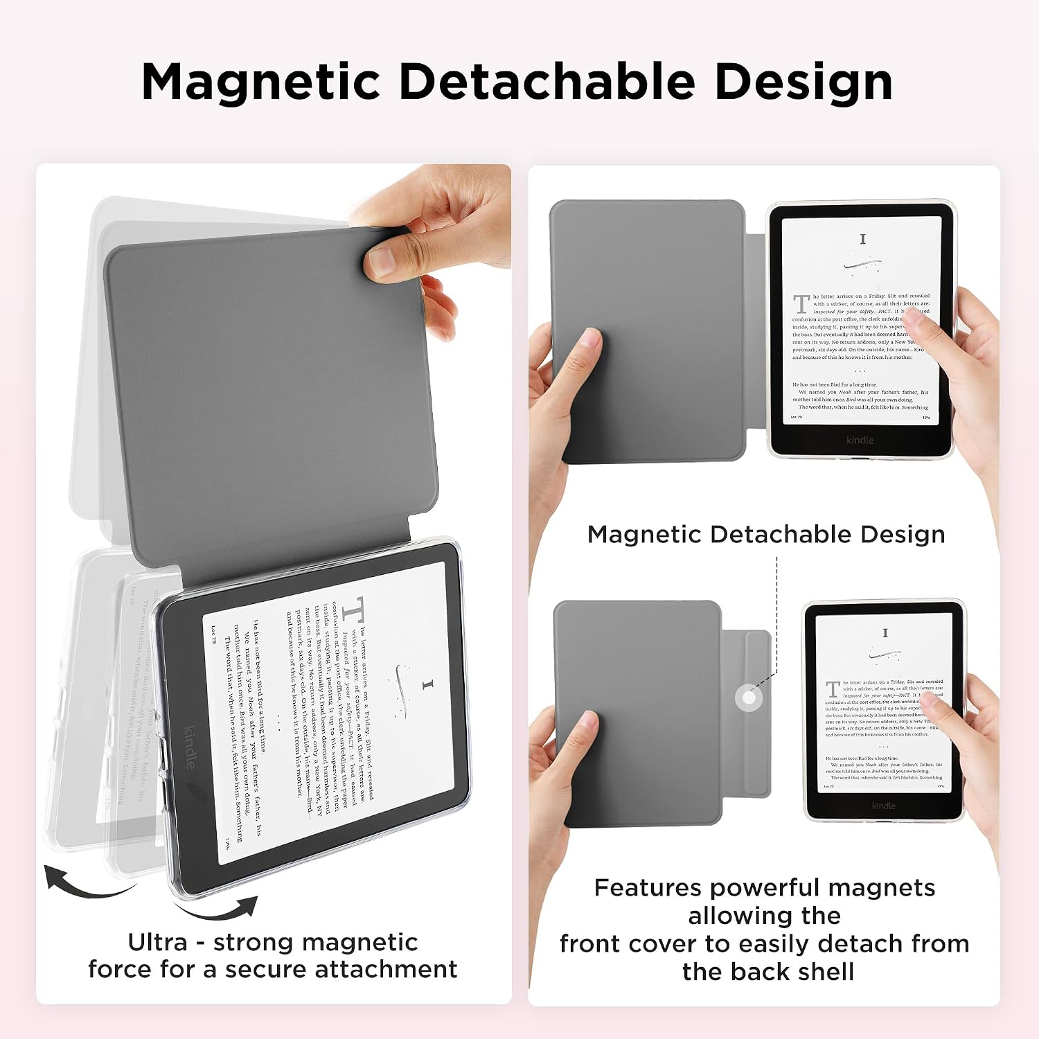 ESTUCHE SESENSE MAGNETIC PARA KINDLE PAPERWHITE 7'' 12ª GEN 2024 Y COLORSOFT - 3