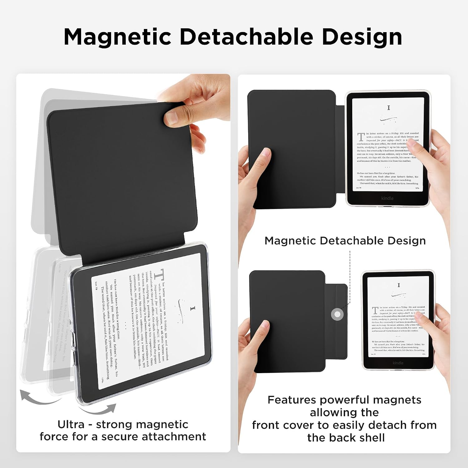 ESTUCHE SESENSE MAGNÉTICO PARA KINDLE PAPERWHITE 7'' 12ª GEN 2024 Y COLORSOFT - 3