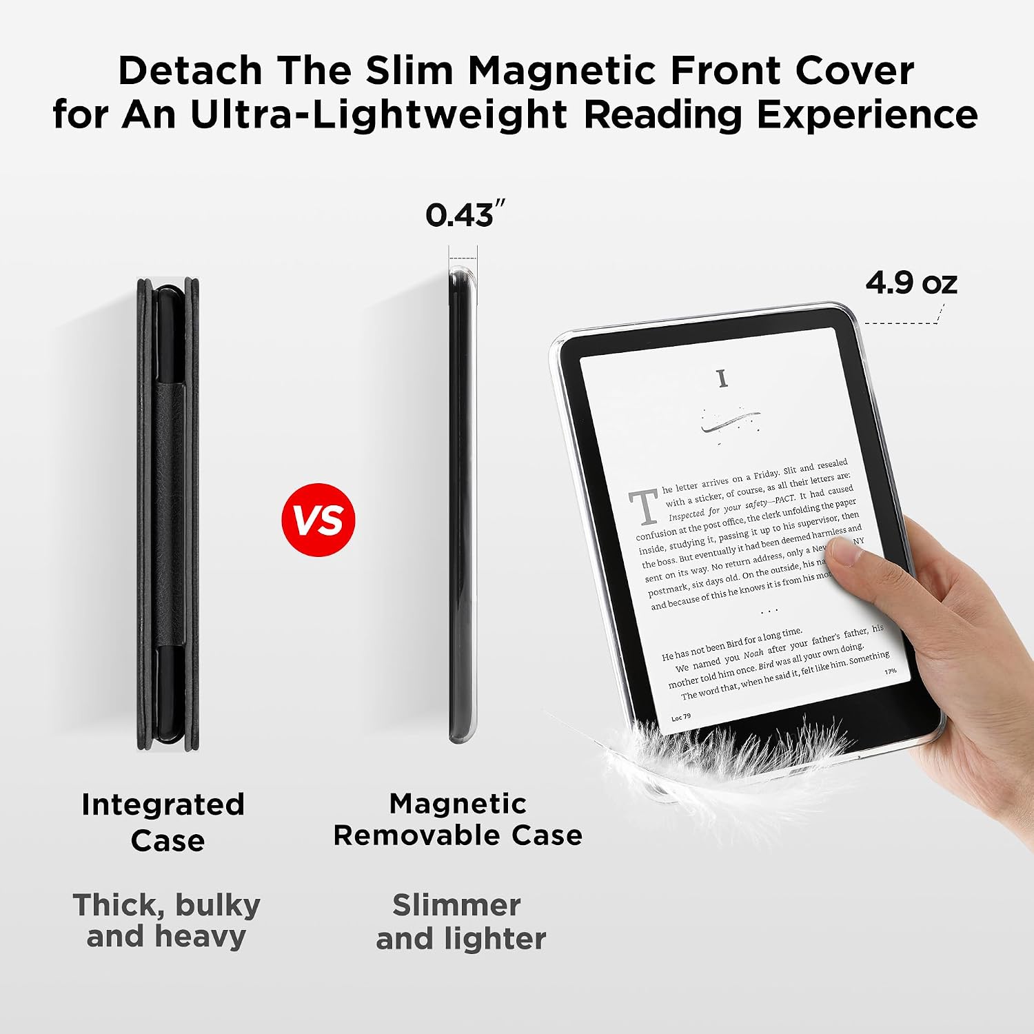ESTUCHE SESENSE MAGNÉTICO PARA KINDLE PAPERWHITE 7'' 12ª GEN 2024 Y COLORSOFT - 4