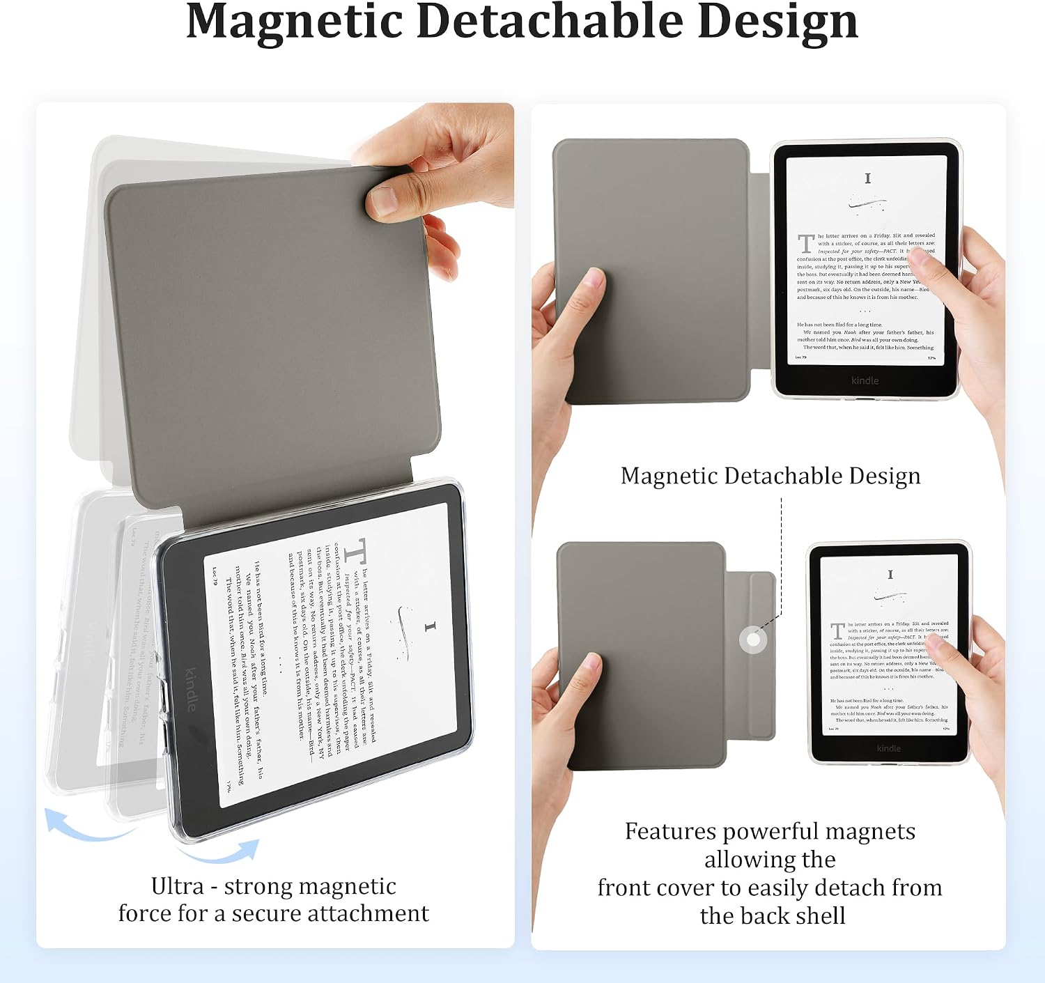 ESTUCHE SESENSE MAGNÉTICO PARA KINDLE PAPERWHITE 7'' 12ª GEN 2024 Y COLORSOFT - 3