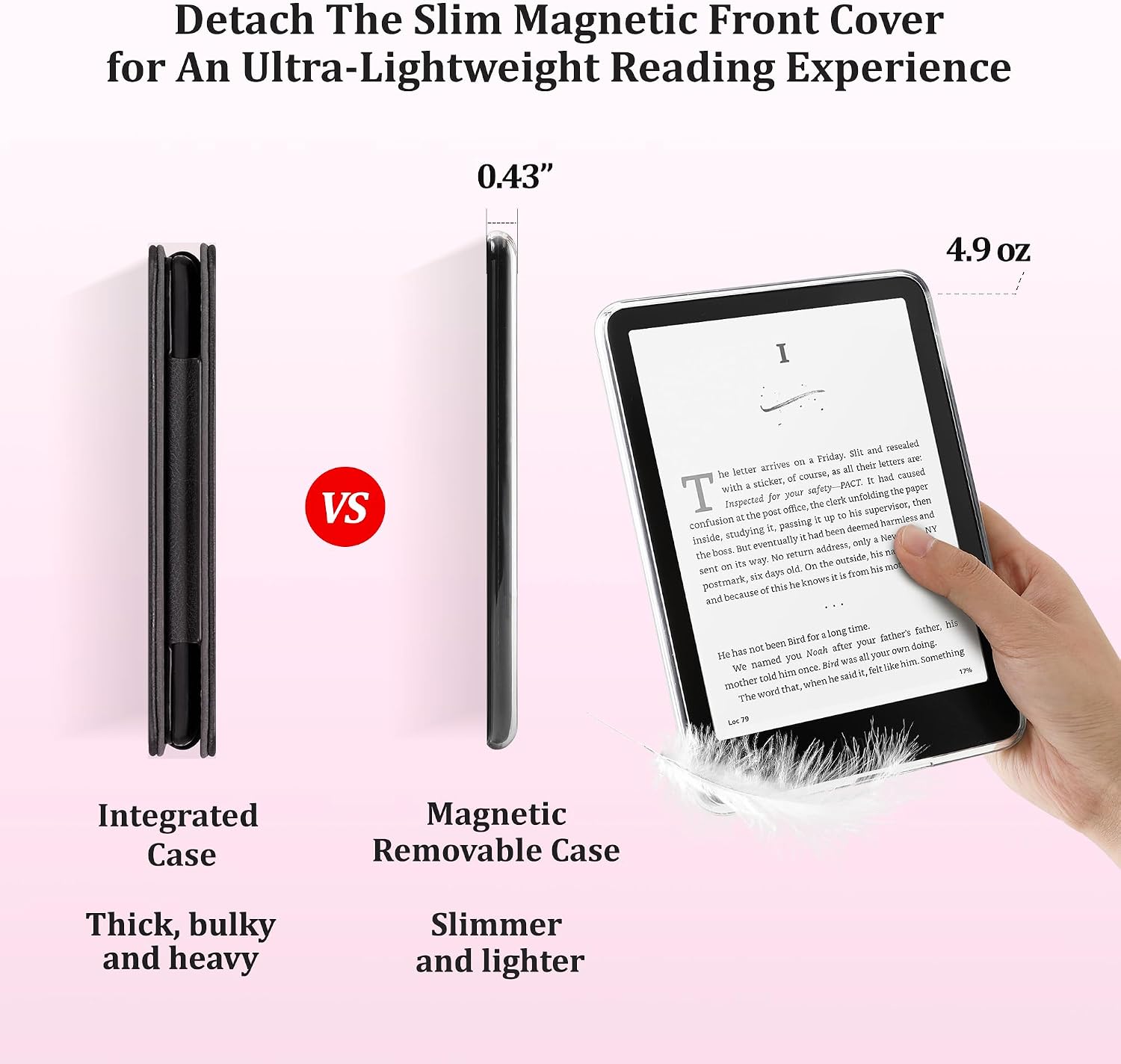 ESTUCHE SESENSE MAGNÉTICO PARA KINDLE PAPERWHITE 7'' 12ª GEN 2024 Y COLORSOFT - 4