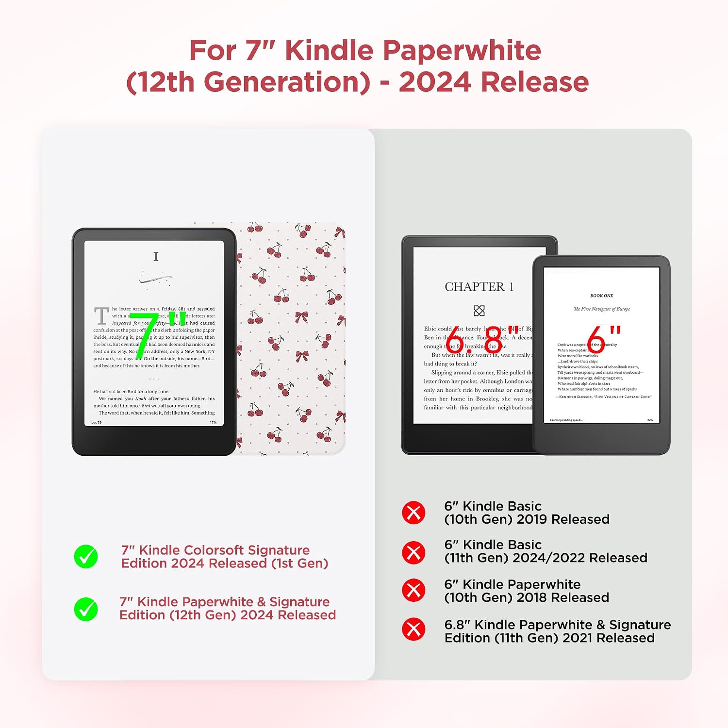 ESTUCHE SESENSE MAGNETIC PARA KINDLE PAPERWHITE 7'' 12ª GEN 2024 Y COLORSOFT - 2