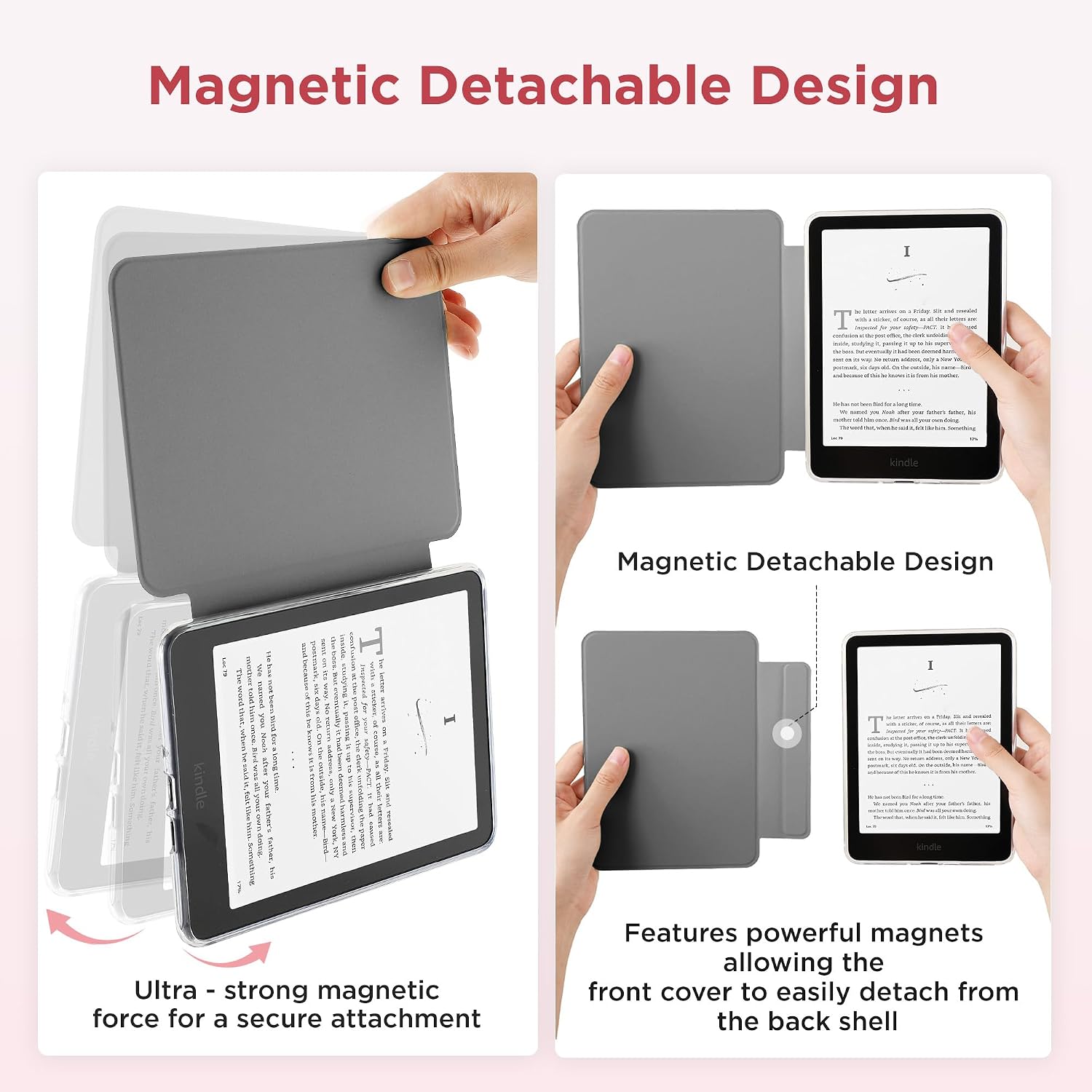 ESTUCHE SESENSE MAGNETIC PARA KINDLE PAPERWHITE 7'' 12ª GEN 2024 Y COLORSOFT - 3