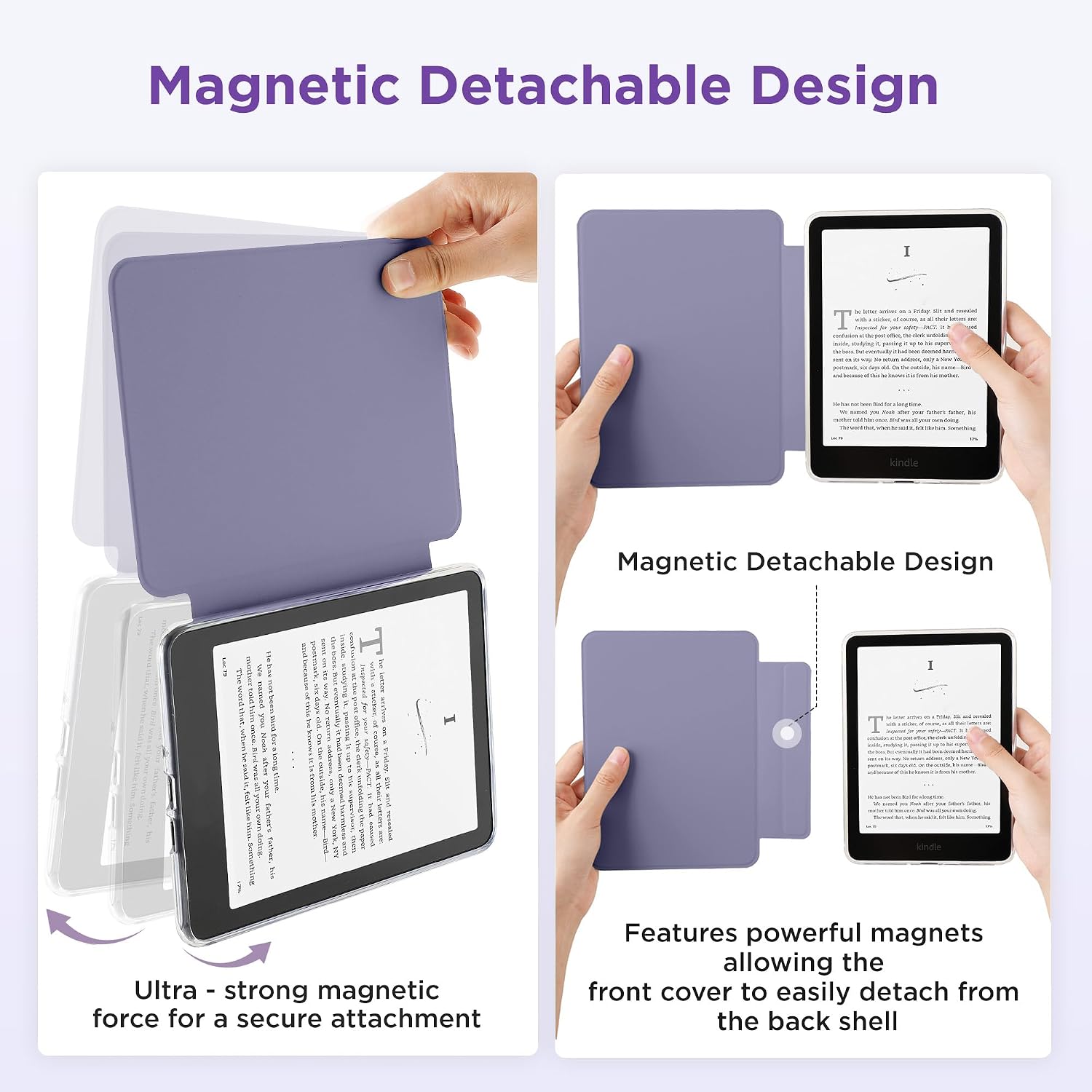ESTUCHE SESENSE MAGNETIC PARA KINDLE PAPERWHITE 7'' 12ª GEN 2024 Y COLORSOFT - 3
