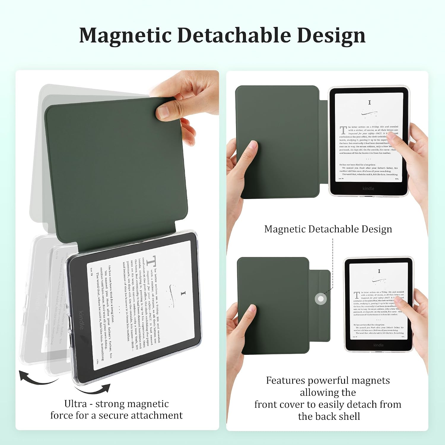 ESTUCHE SESENSE MAGNÉTICO PARA KINDLE PAPERWHITE 7'' 12ª GEN 2024 Y COLORSOFT - 3