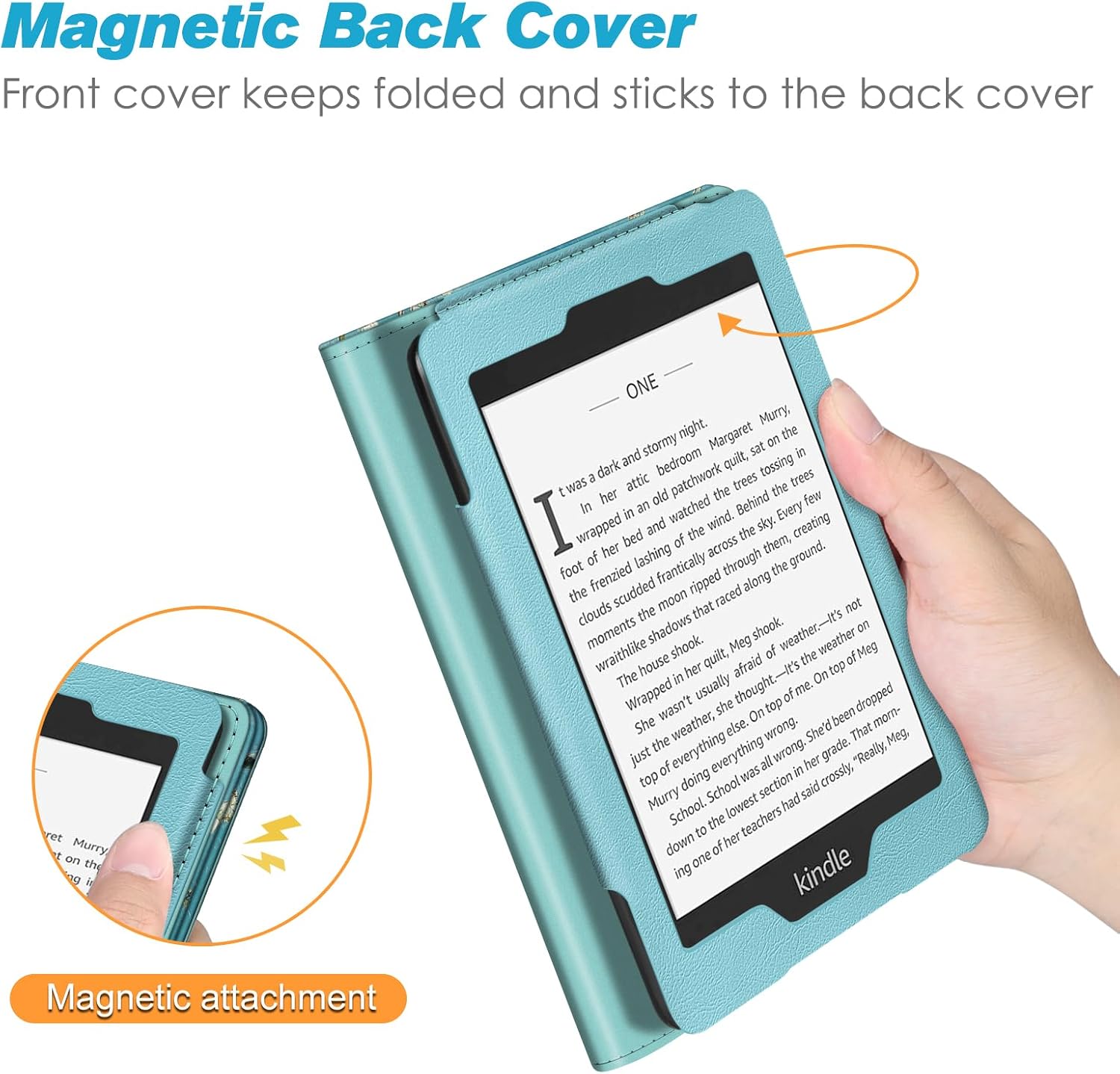 ESTUCHE FINTIE STAND CASE PARA KINDLE PAPERWHITE 6' 10ª GEN 2018 BLOSSOM - 5