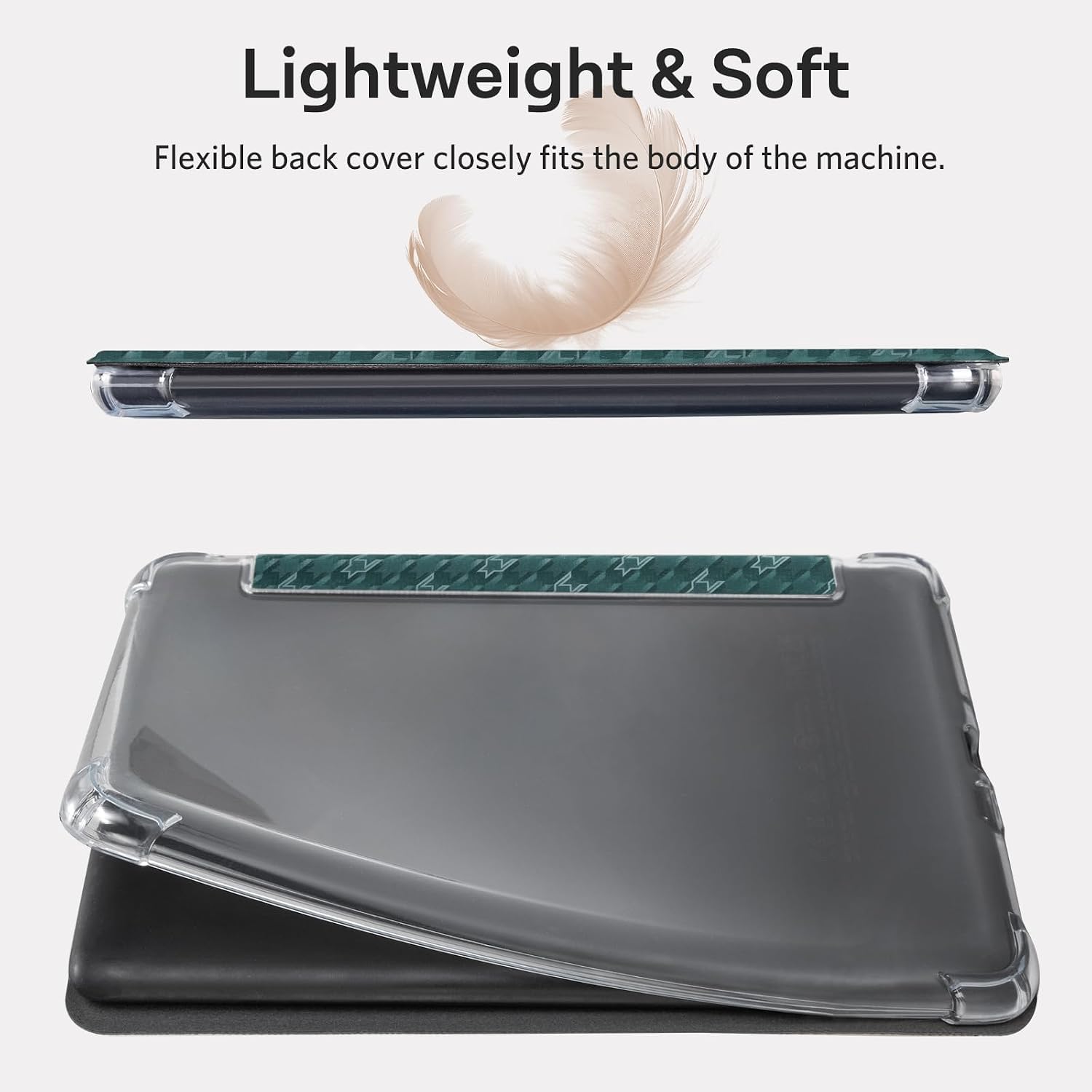 FUNDA PARA TABLET COBAK 6.8 PULGADAS TRANSPARENTE - 2