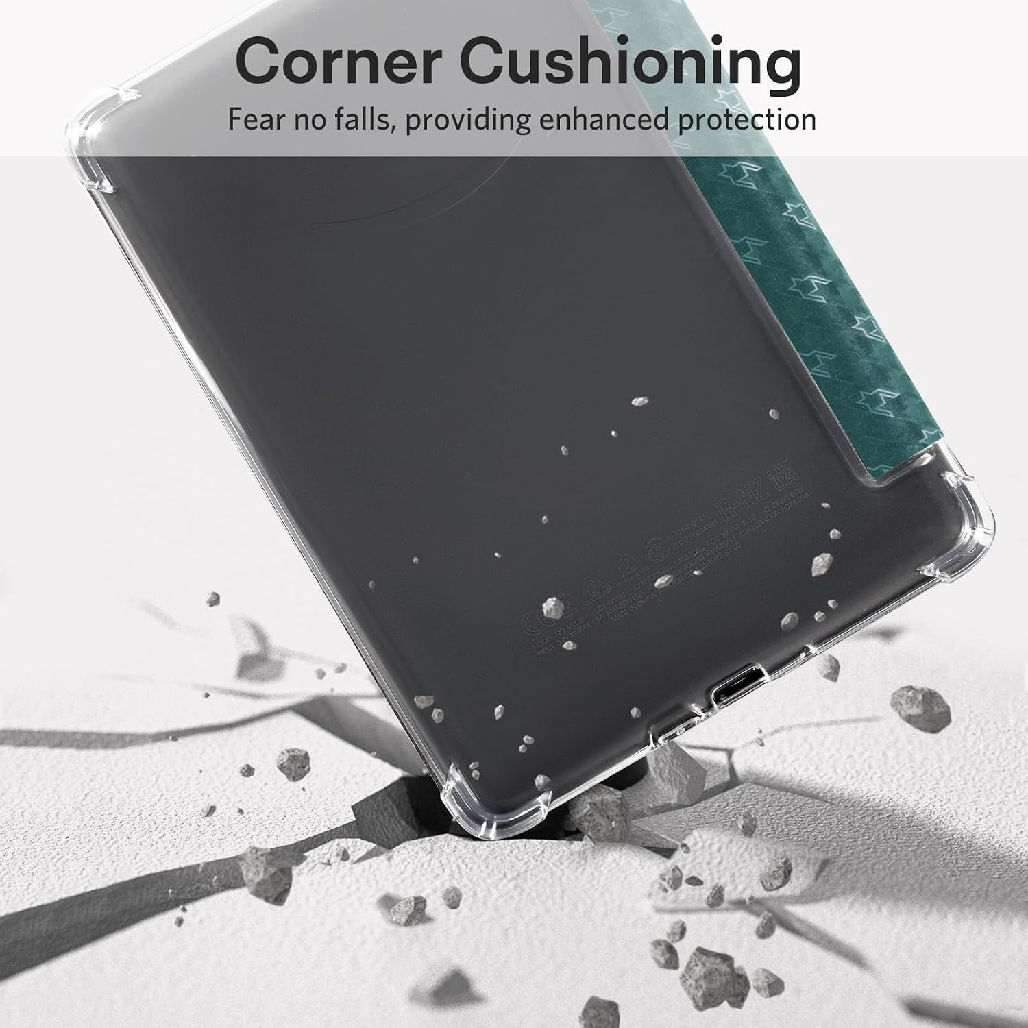 FUNDA PARA TABLET COBAK 6.8 PULGADAS TRANSPARENTE - 3