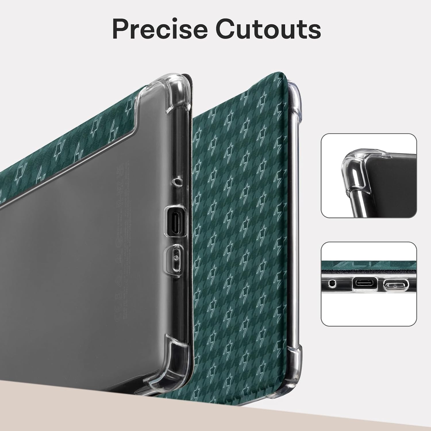 FUNDA PARA TABLET COBAK 6.8 PULGADAS TRANSPARENTE - 5