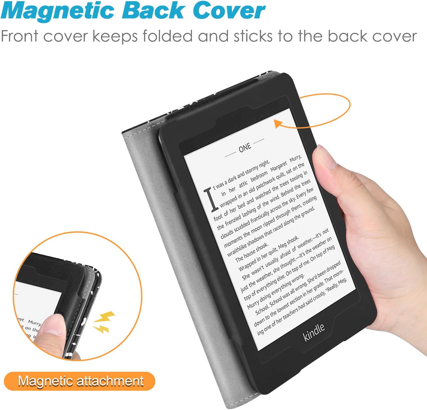 ESTUCHE FINTIE STAND CASE PARA KINDLE PAPERWHITE 6' 10MA GEN 2018 - 5