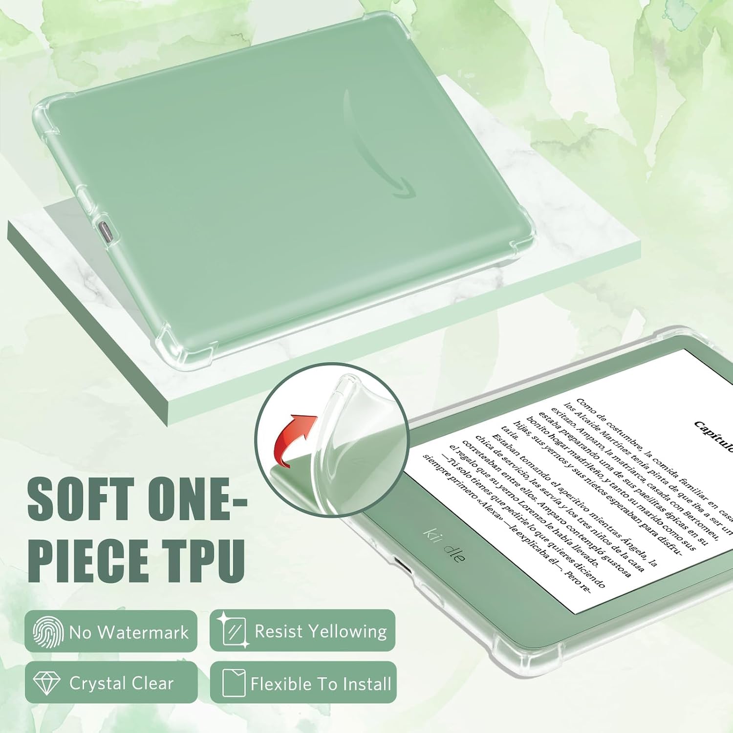 ESTUCHE COBAK CLEAR PARA KINDLE 6 PULGADAS 2024 Y 2022 - 3