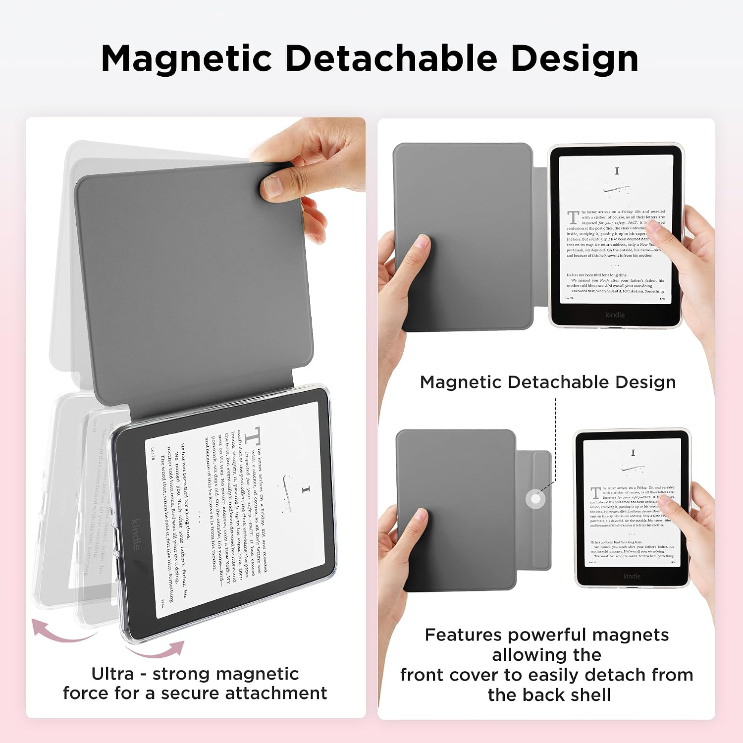 ESTUCHE SESENSE MAGNETIC PARA KINDLE PAPERWHITE 7'' 12ª GEN 2024 Y COLORSOFT - 3