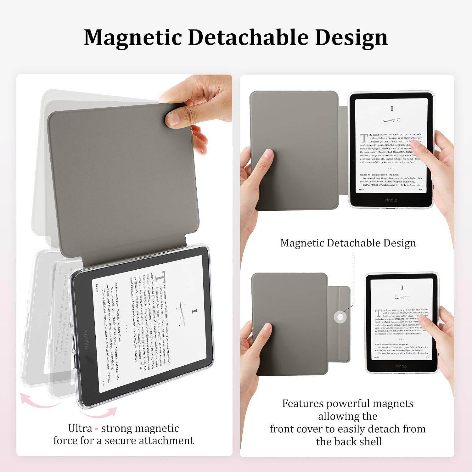 ESTUCHE SESENSE MAGNÉTICO PARA KINDLE PAPERWHITE 7'' 12ª GEN 2024 Y COLORSOFT - 2