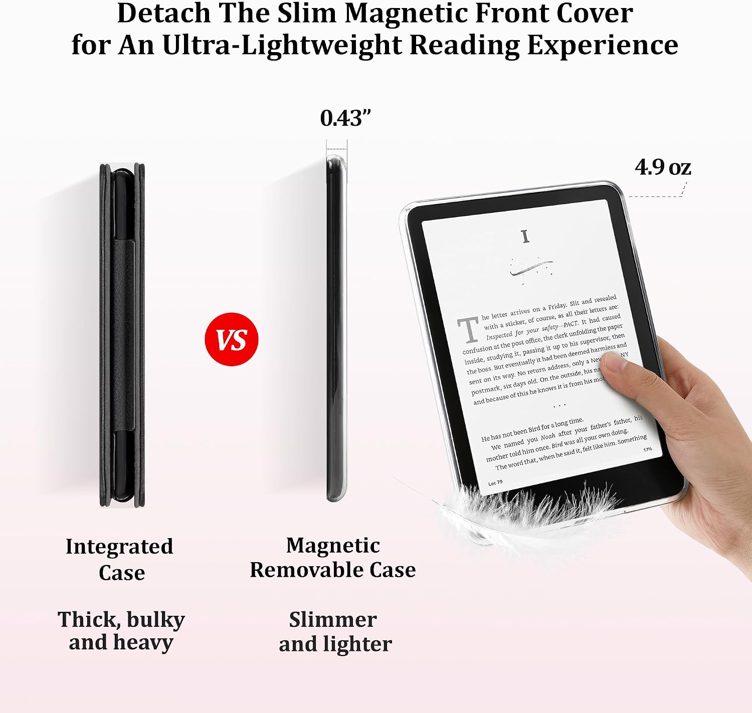 ESTUCHE SESENSE MAGNÉTICO PARA KINDLE PAPERWHITE 7'' 12ª GEN 2024 Y COLORSOFT - 3