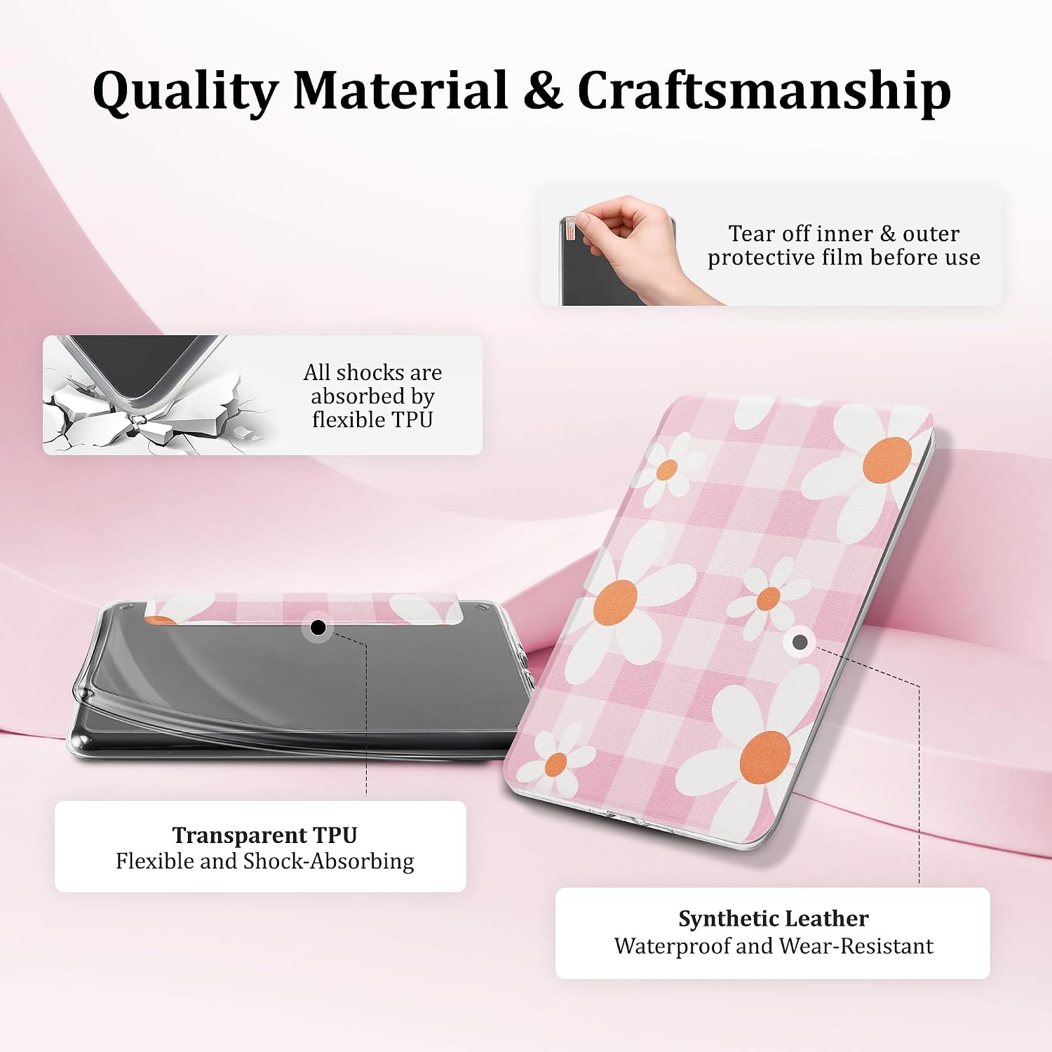 ESTUCHE SESENSE MAGNÉTICO PARA KINDLE PAPERWHITE 7'' 12ª GEN 2024 Y COLORSOFT - 5