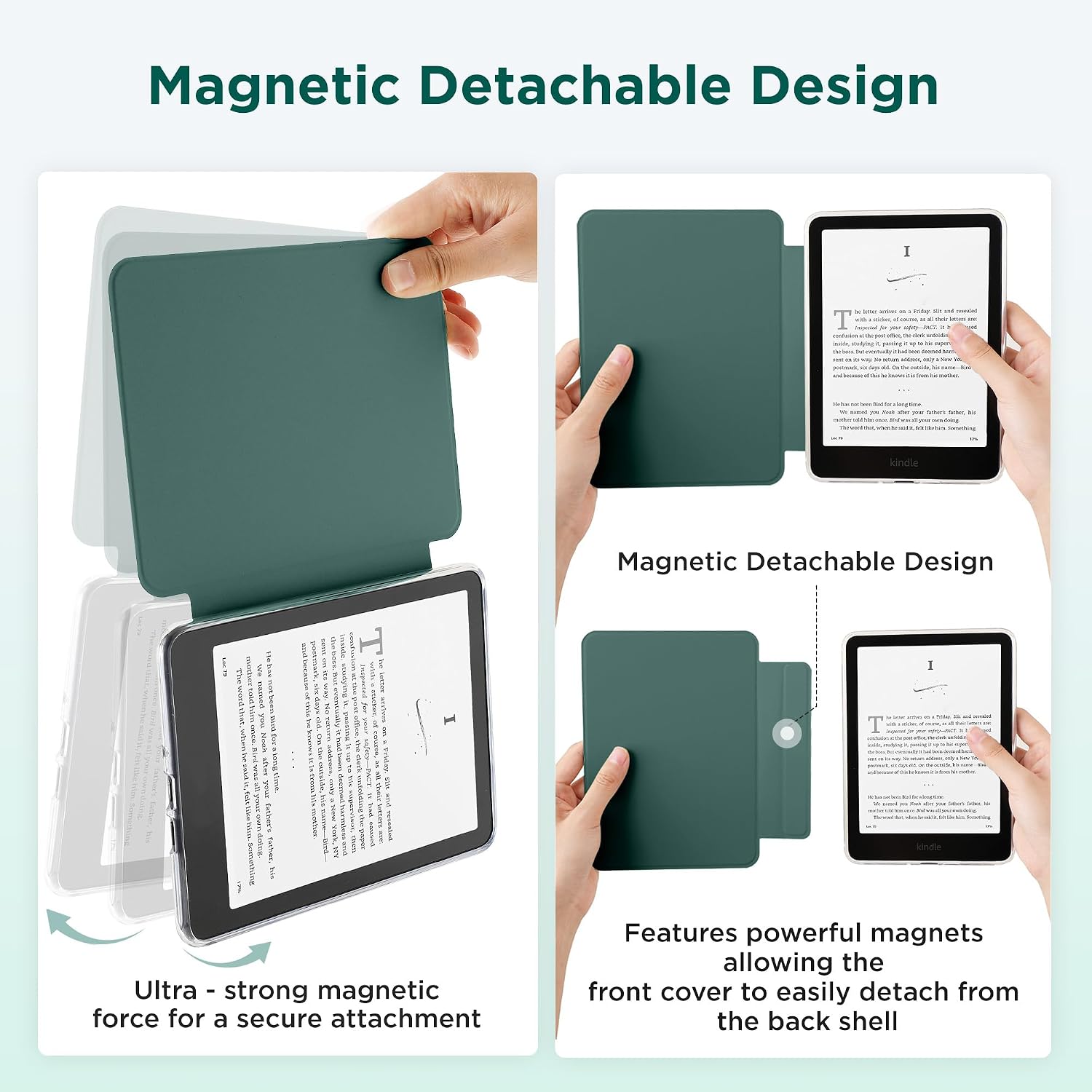 ESTUCHE SESENSE MAGNÉTICO PARA KINDLE PAPERWHITE 7'' 12ª GEN 2024 Y COLORSOFT - 3