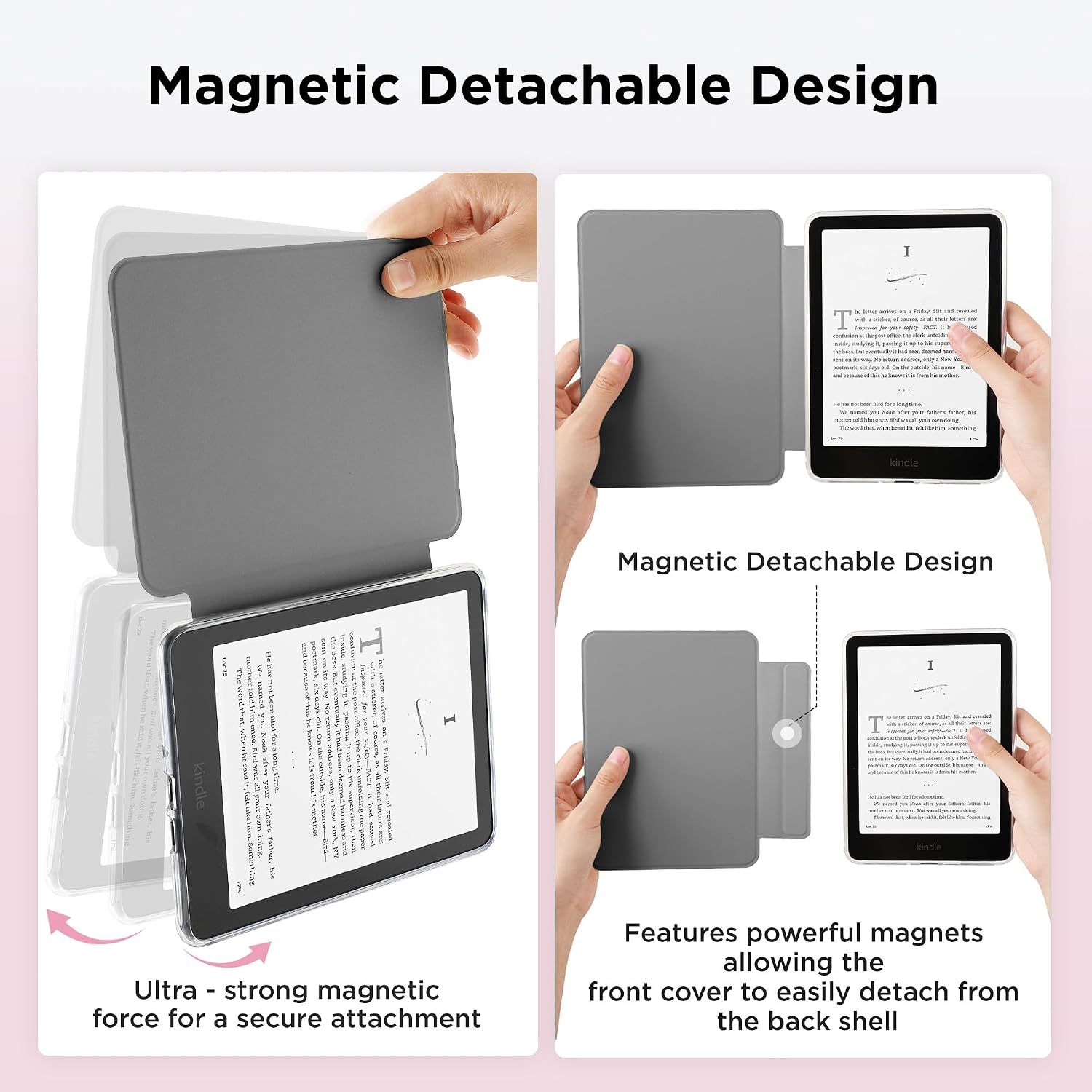 ESTUCHE SESENSE MAGNÉTICO PARA KINDLE PAPERWHITE 7'' 12ª GEN 2024 Y COLORSOFT - 3