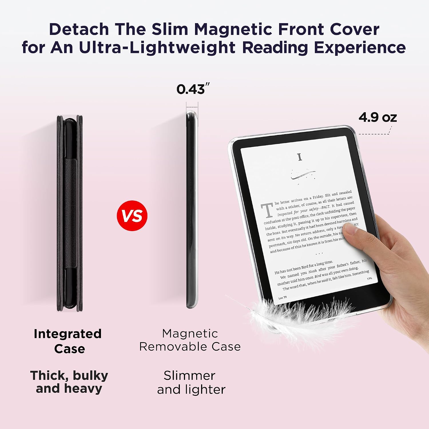 ESTUCHE SESENSE MAGNÉTICO PARA KINDLE PAPERWHITE 7'' 12ª GEN 2024 Y COLORSOFT - 4