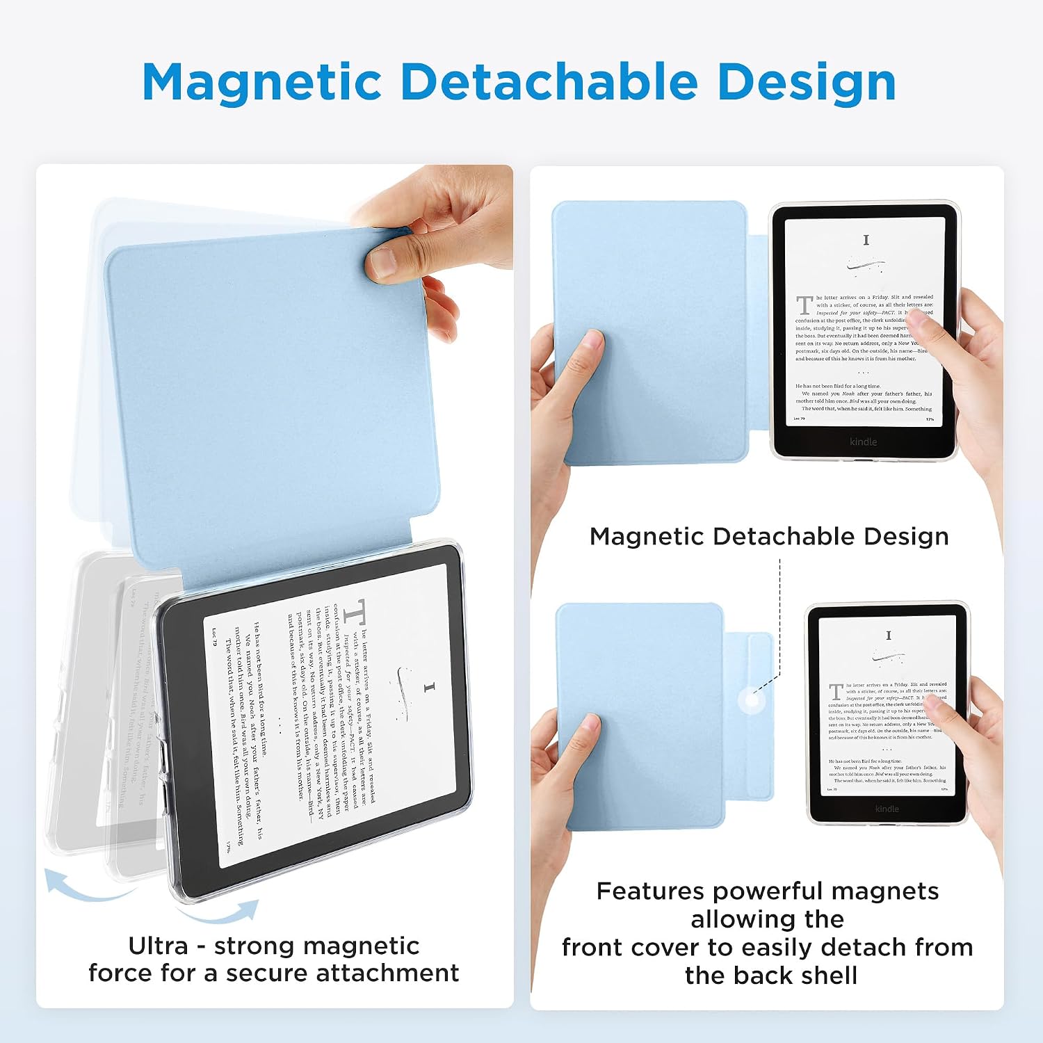 ESTUCHE SESENSE MAGNETIC PARA KINDLE PAPERWHITE 7'' 12ª GEN 2024 Y COLORSOFT - 3