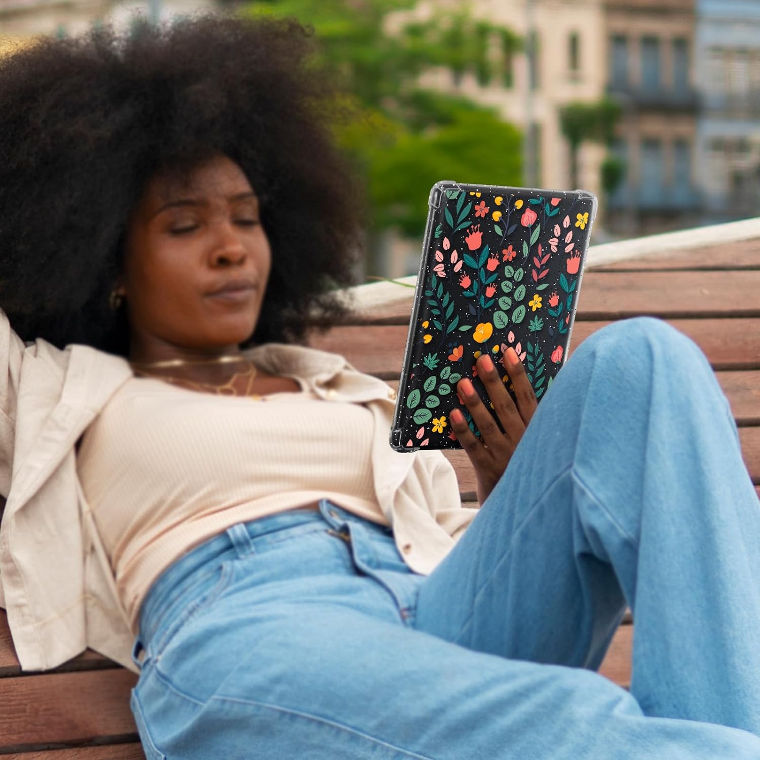 FUNDA PARA TABLET COBAK 6 PULGADAS FLORAL - 5