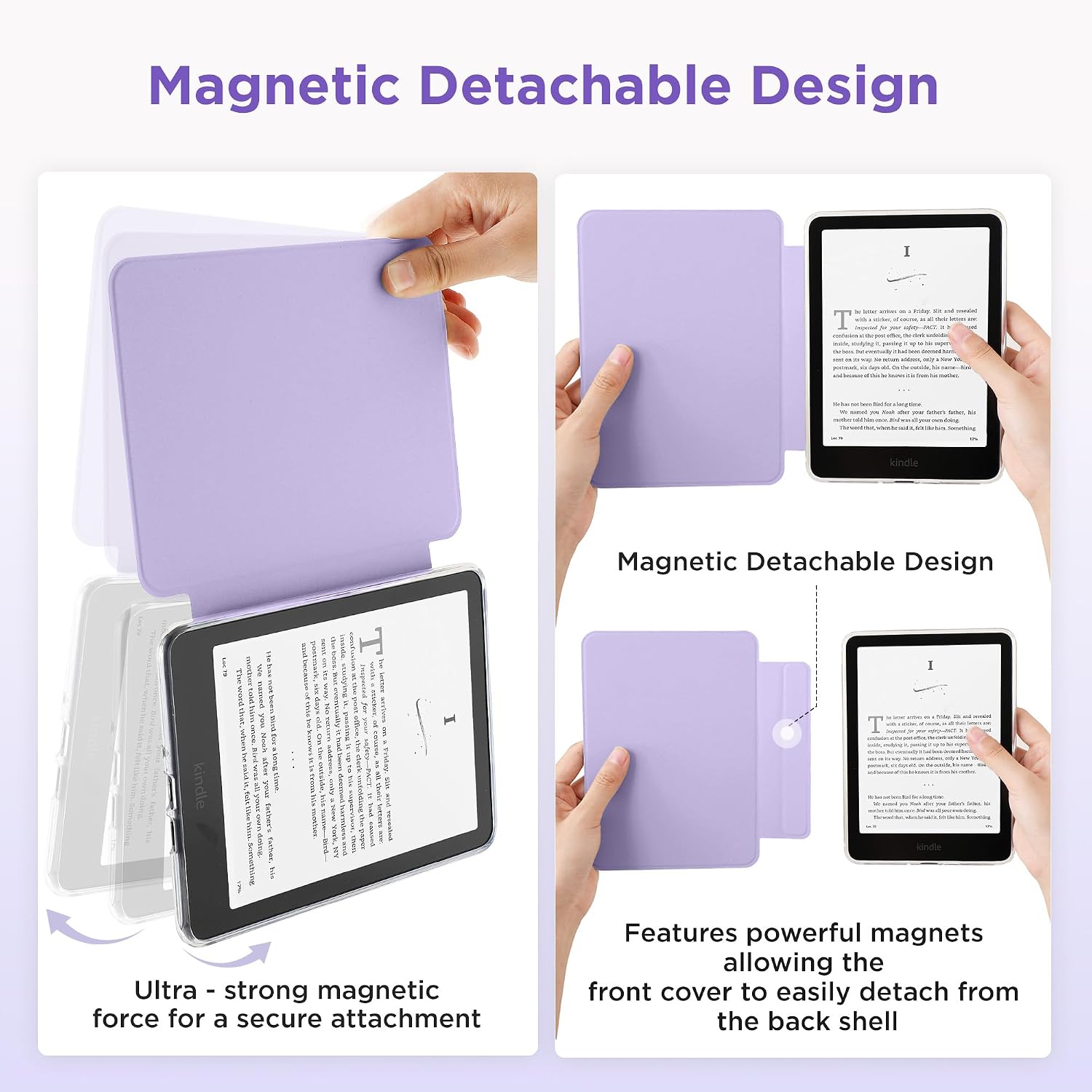 ESTUCHE SESENSE MAGNÉTICO PARA KINDLE PAPERWHITE 7'' 12ª GEN 2024 Y COLORSOFT - 3