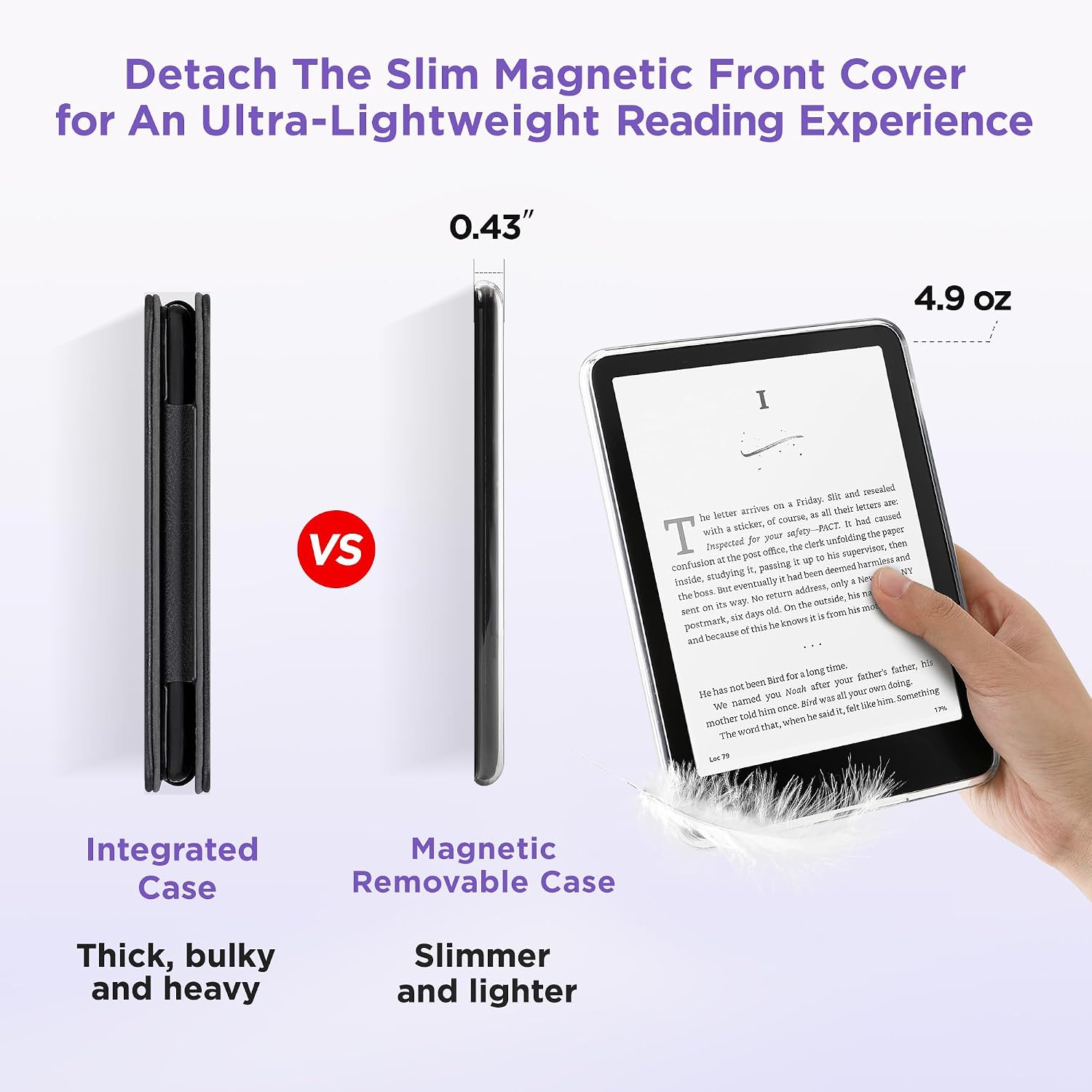 ESTUCHE SESENSE MAGNÉTICO PARA KINDLE PAPERWHITE 7'' 12ª GEN 2024 Y COLORSOFT - 4