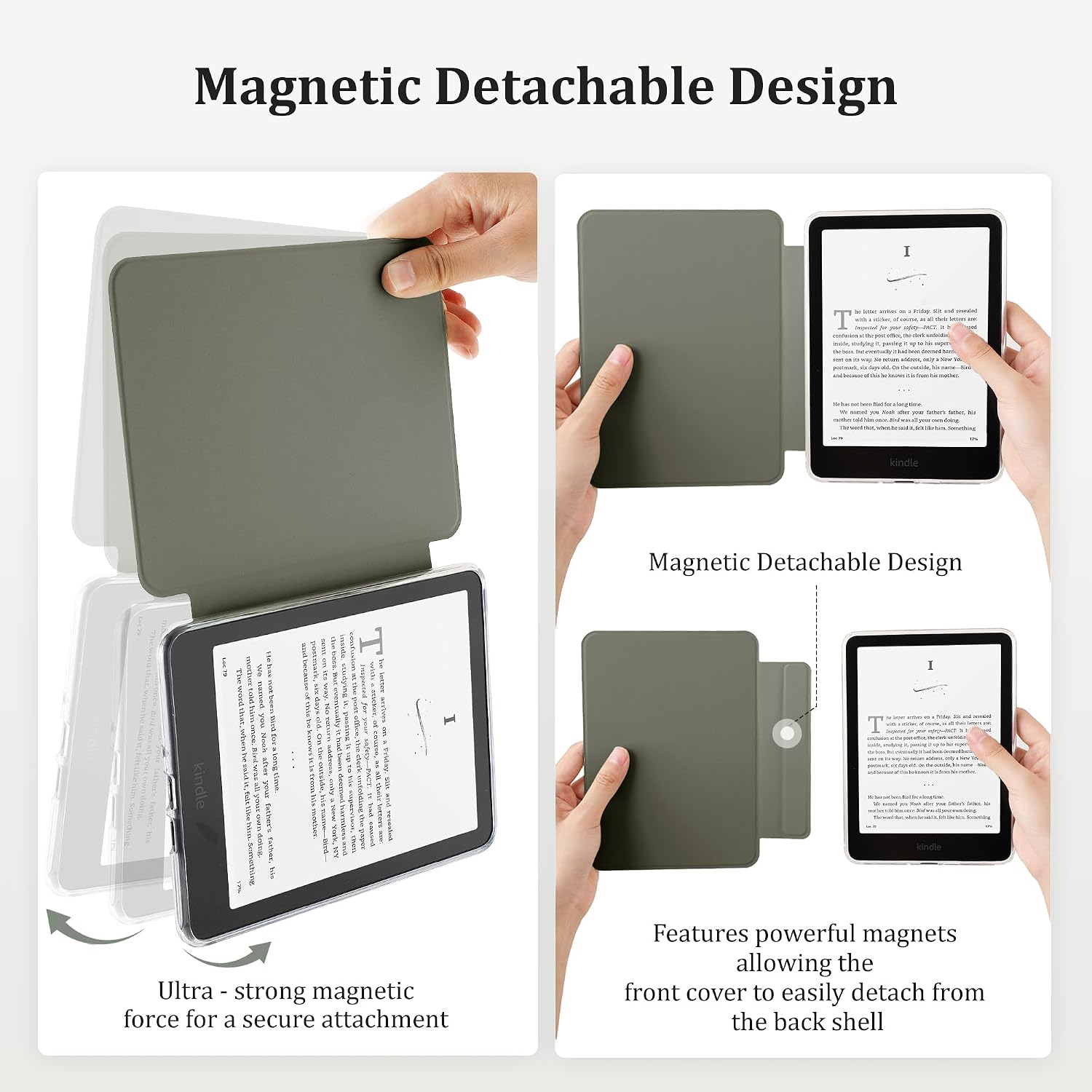 ESTUCHE SESENSE MAGNÉTICO PARA KINDLE PAPERWHITE 7'' 12ª GEN 2024 Y COLORSOFT - 3