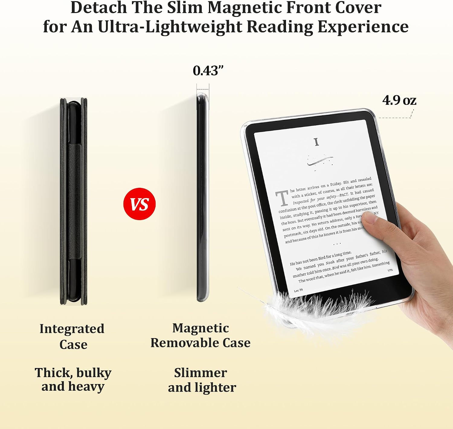 ESTUCHE SESENSE MAGNÉTICO PARA KINDLE PAPERWHITE 7'' 12ª GEN 2024 Y COLORSOFT - 4