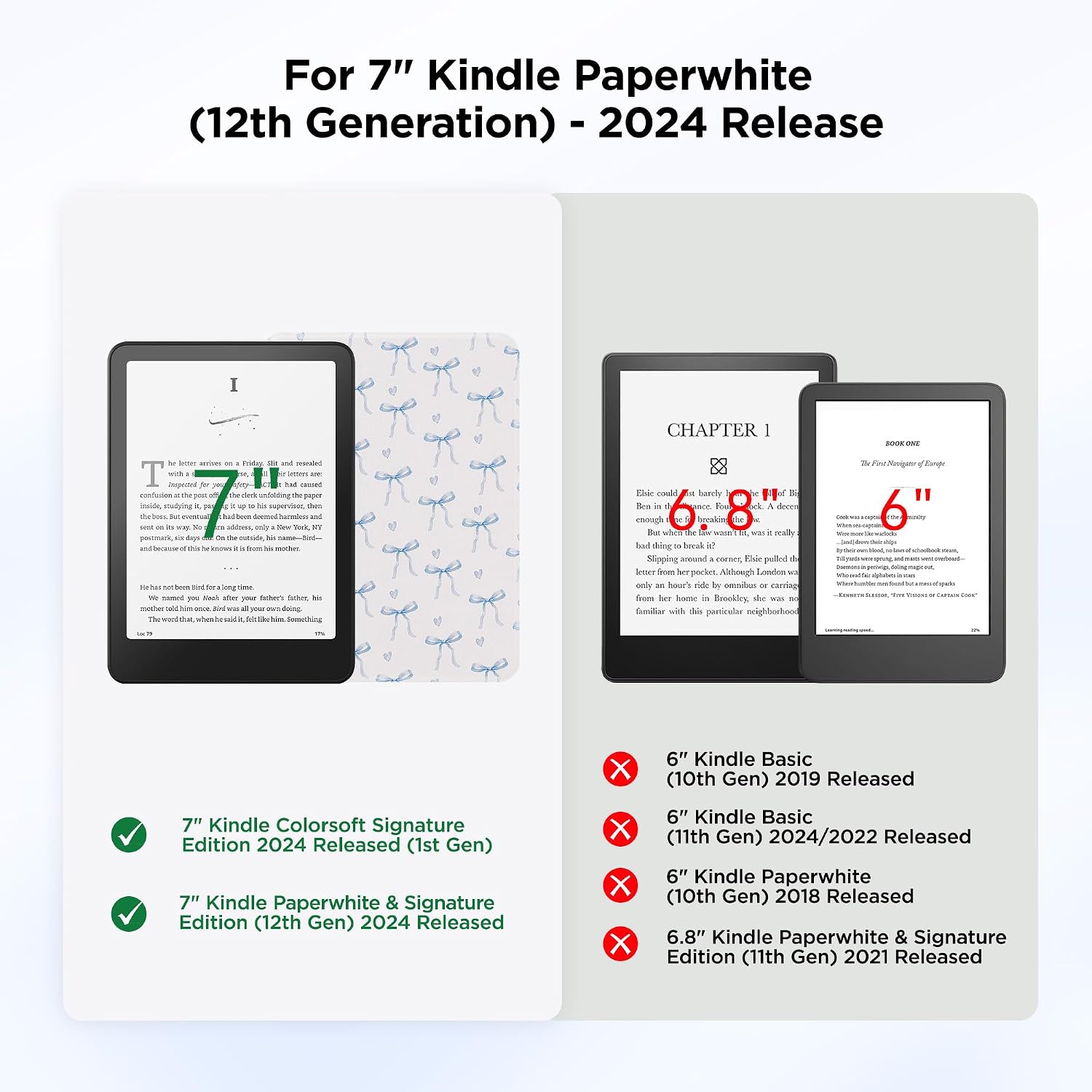 ESTUCHE SESENSE MAGNÉTICO PARA KINDLE PAPERWHITE 7'' 12ª GEN 2024 Y COLORSOFT - 2