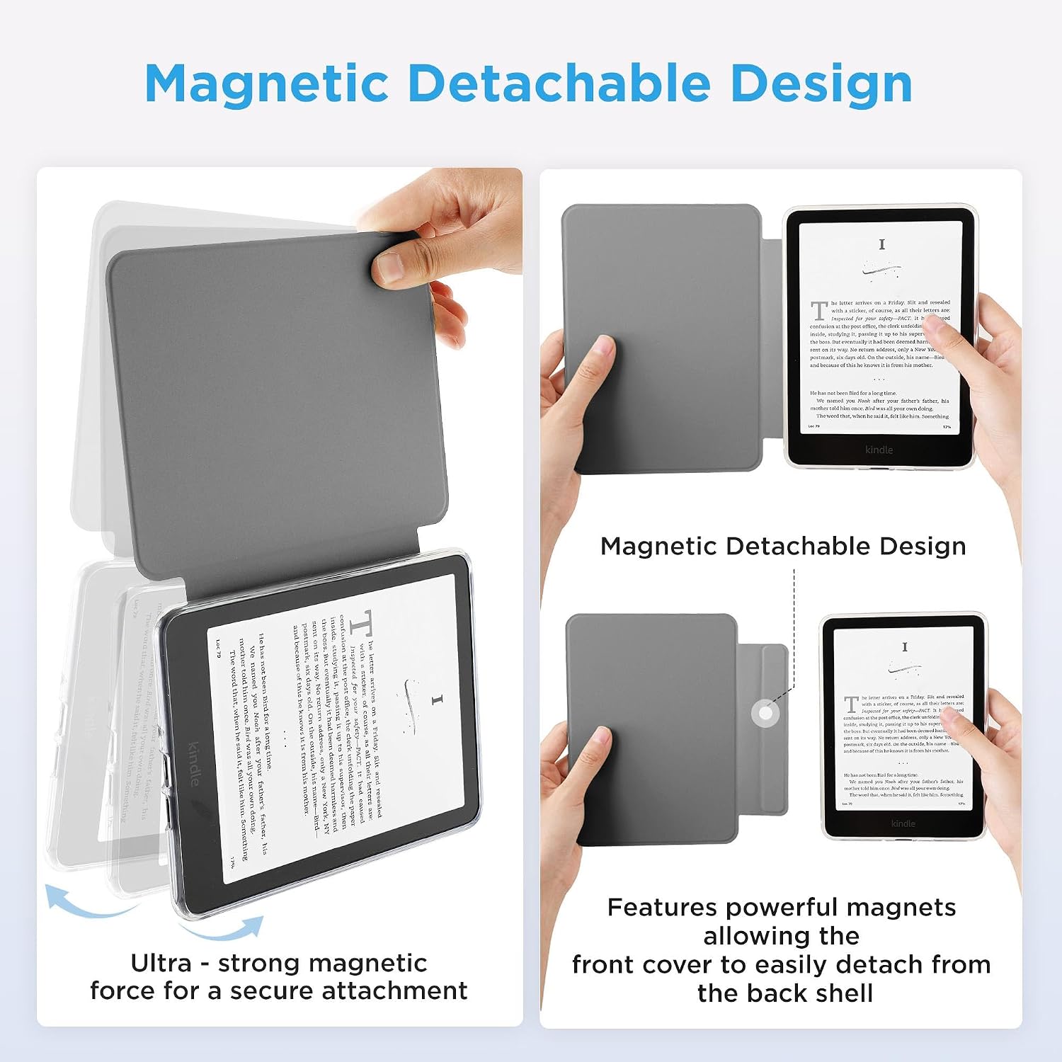 ESTUCHE SESENSE MAGNÉTICO PARA KINDLE PAPERWHITE 7'' 12ª GEN 2024 Y COLORSOFT - 3
