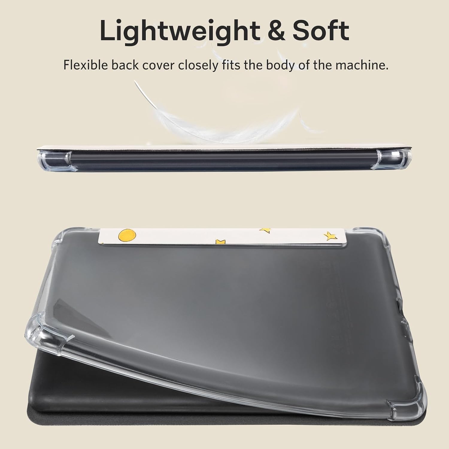 FUNDA PARA TABLET COBAK 6.8 PULGADAS TRANSPARENTE - 2