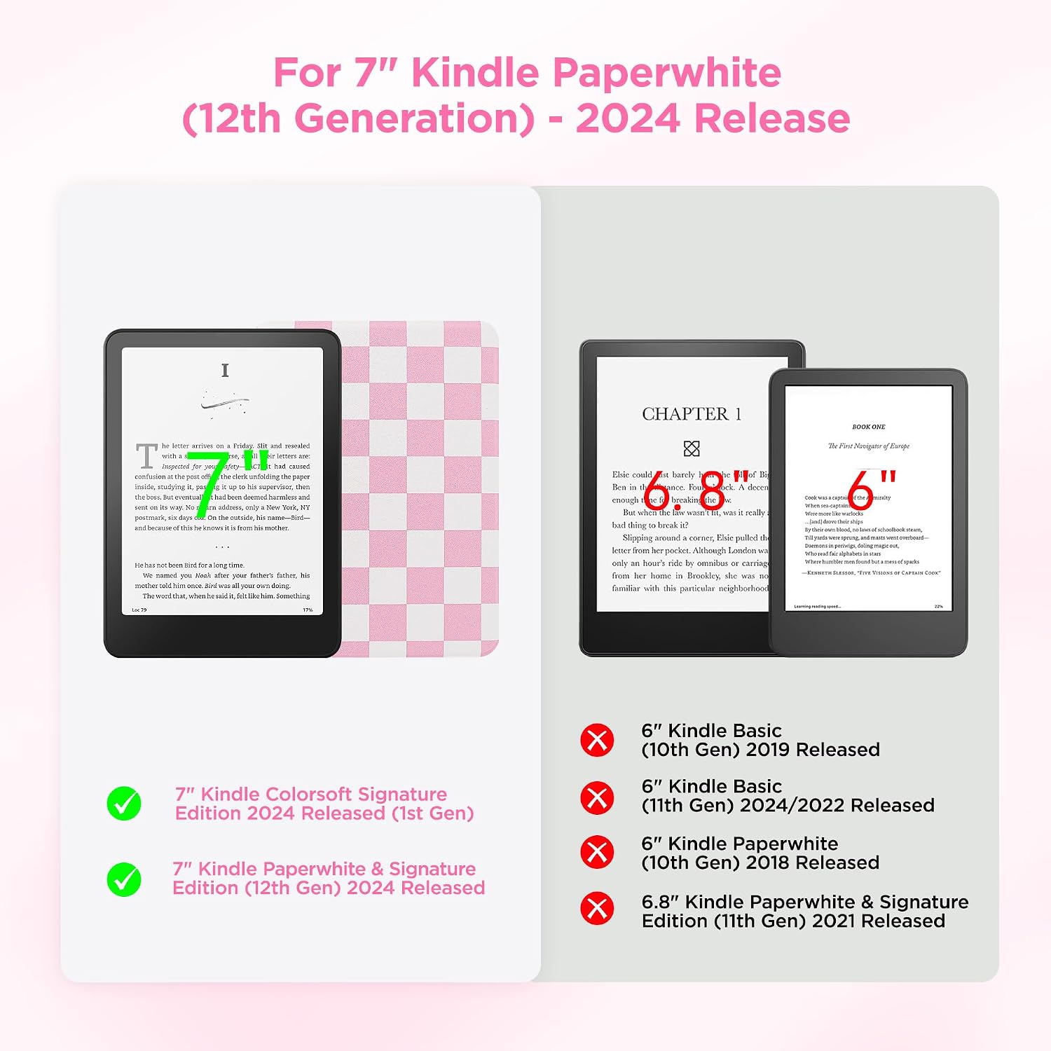ESTUCHE SESENSE MAGNÉTICO PARA KINDLE PAPERWHITE 7'' 12ª GEN 2024 Y COLORSOFT - 2
