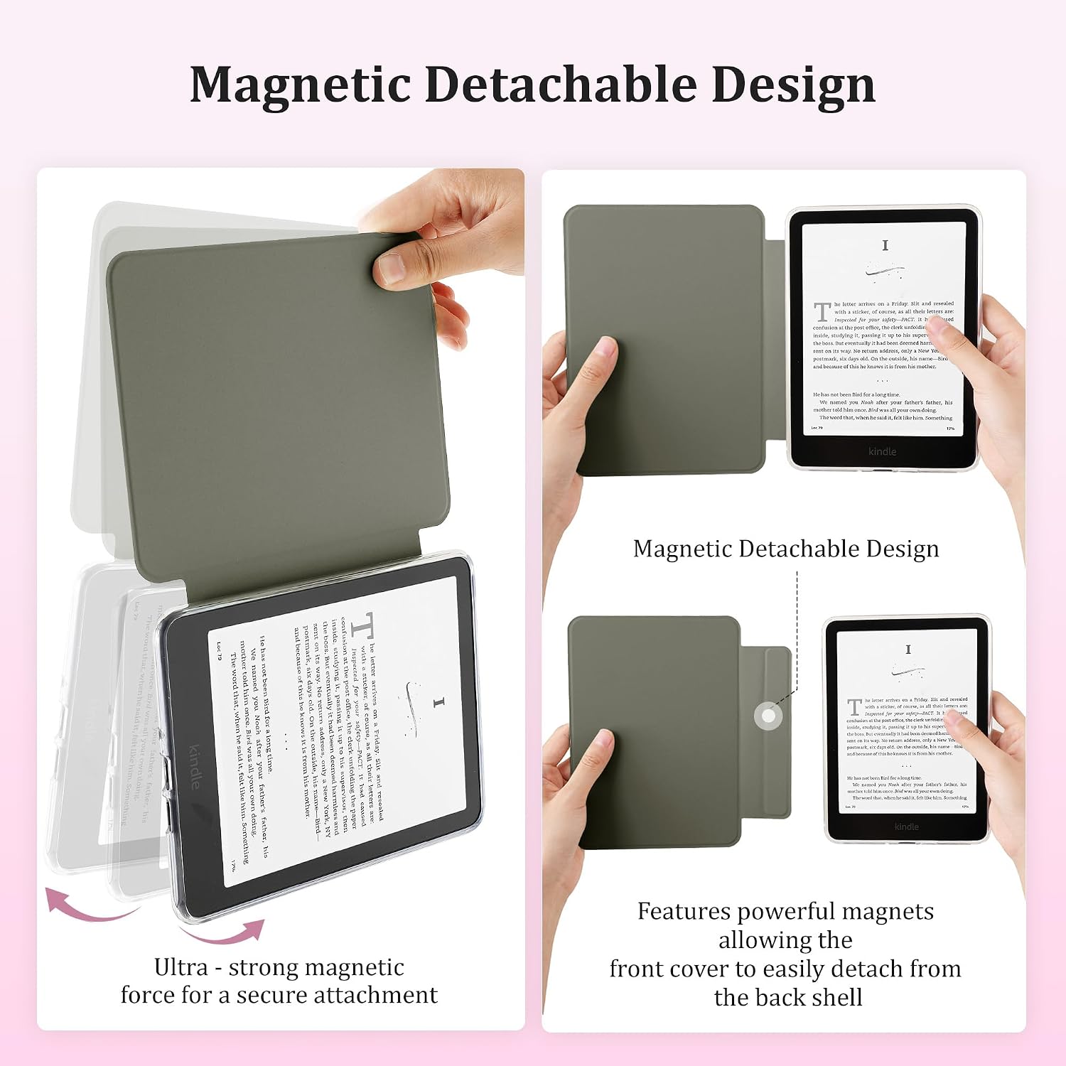 ESTUCHE SESENSE MAGNETIC PARA KINDLE PAPERWHITE 7'' 12ª GEN 2024 Y COLORSOFT - 3