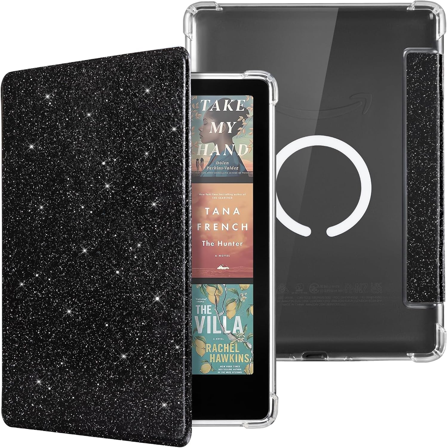 ESTUCHE COBAK MAGNETIC CLEAR PARA E-READER 7' NEGRO BRILLANTE - 1