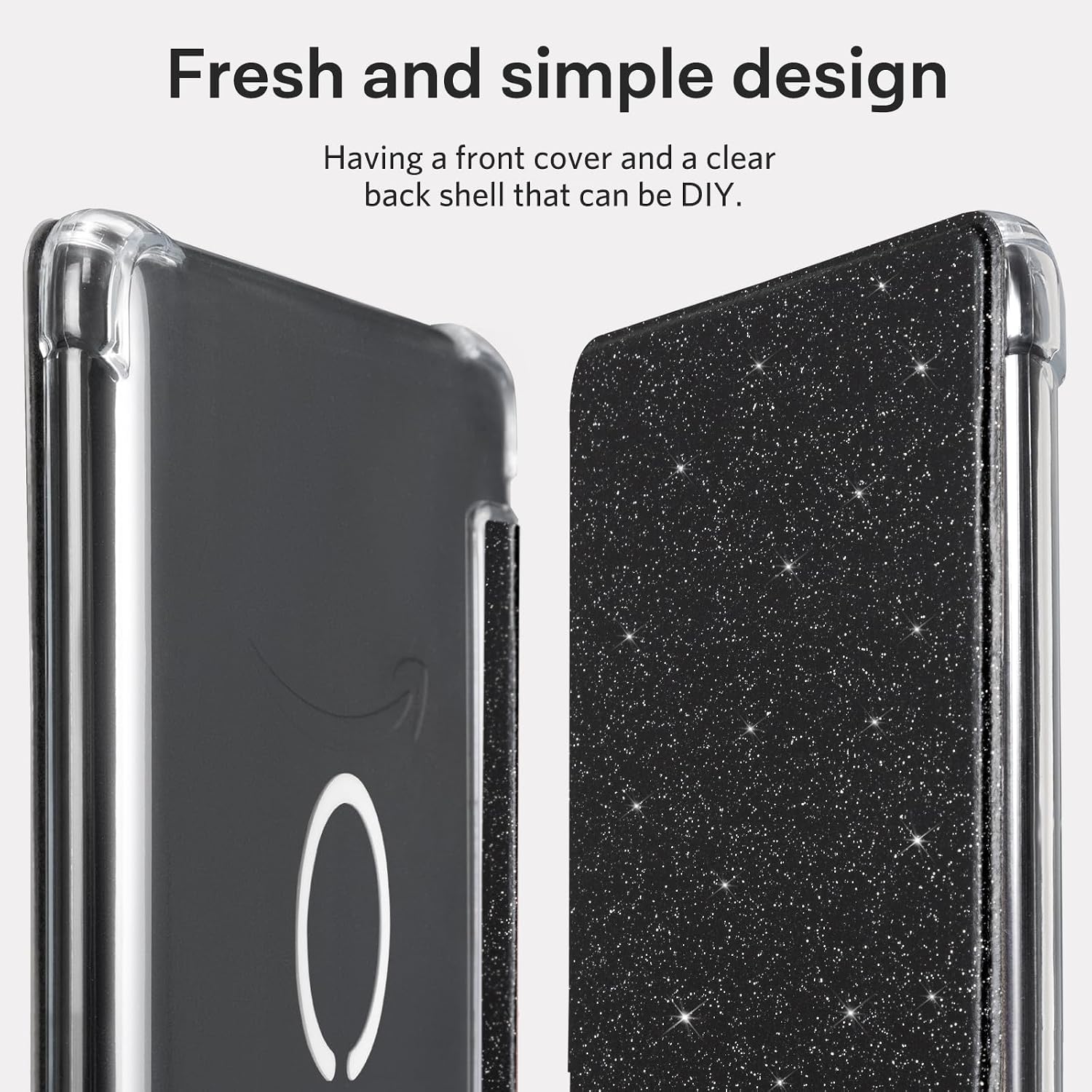 ESTUCHE COBAK MAGNETIC CLEAR PARA E-READER 7' NEGRO BRILLANTE - 3