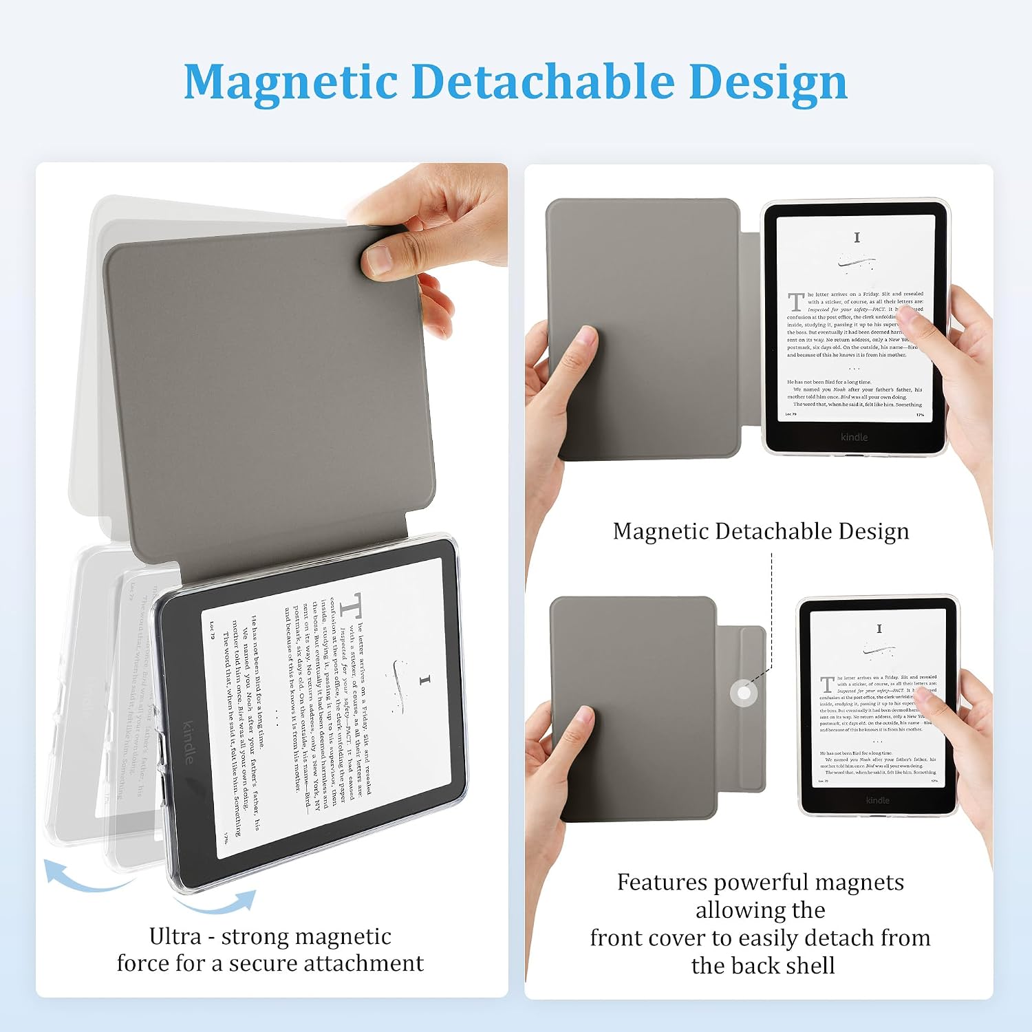 ESTUCHE SESENSE MAGNETIC PARA KINDLE PAPERWHITE 7'' 12ª GEN 2024 Y COLORSOFT - 3