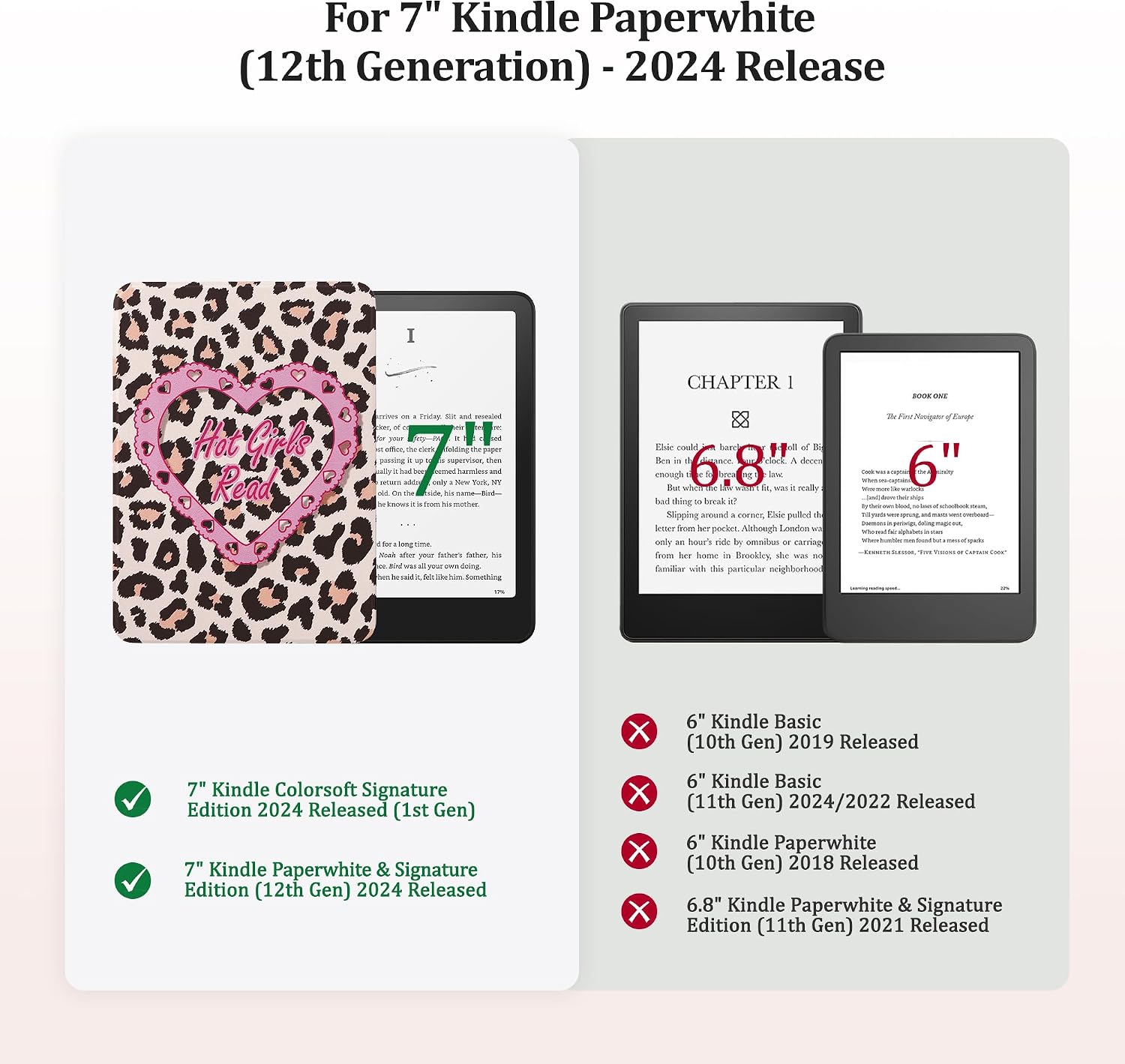 ESTUCHE SESENSE MAGNÉTICO PARA KINDLE PAPERWHITE 7'' 12ª GEN 2024 Y COLORSOFT - 2