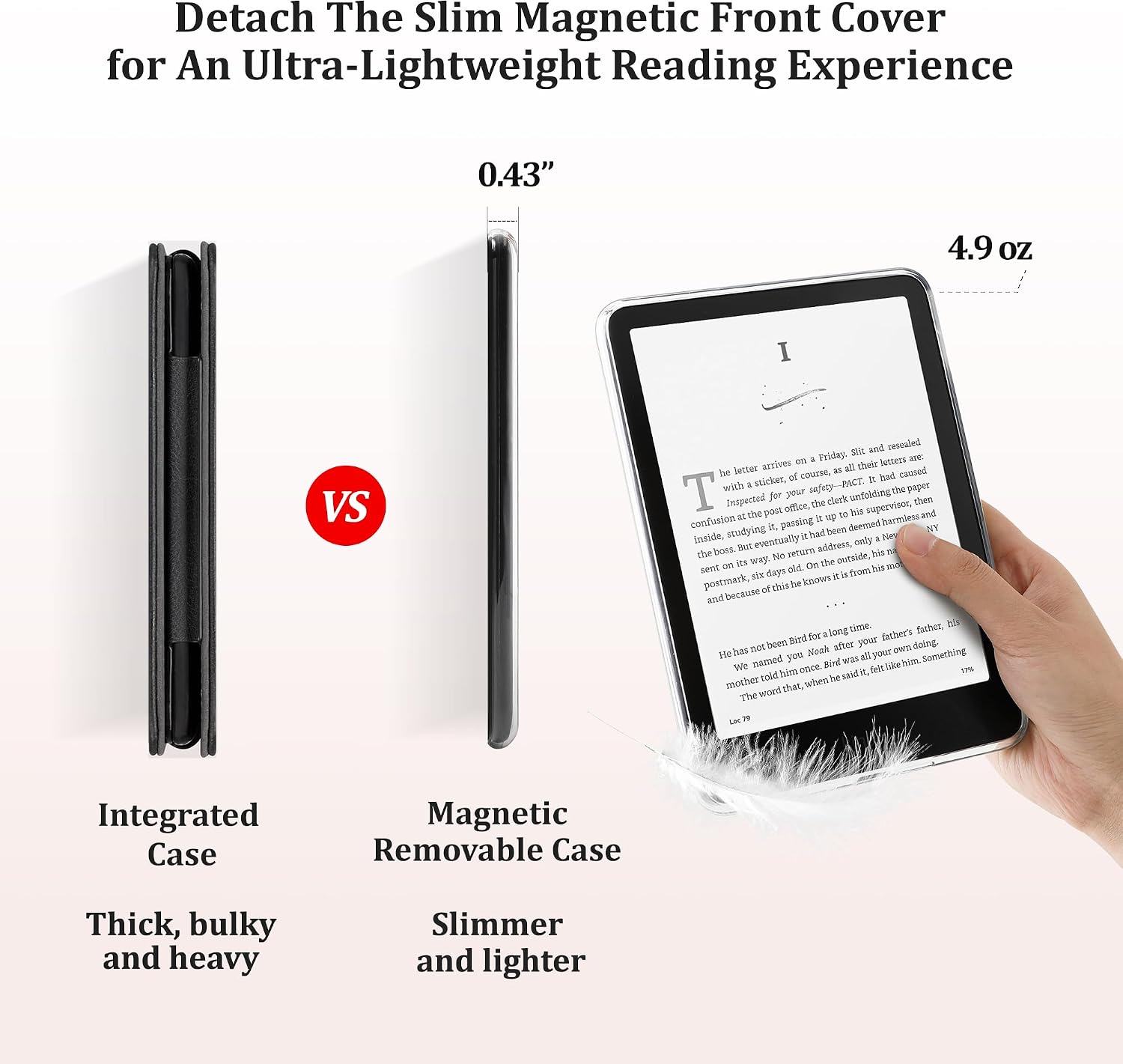 ESTUCHE SESENSE MAGNÉTICO PARA KINDLE PAPERWHITE 7'' 12ª GEN 2024 Y COLORSOFT - 4