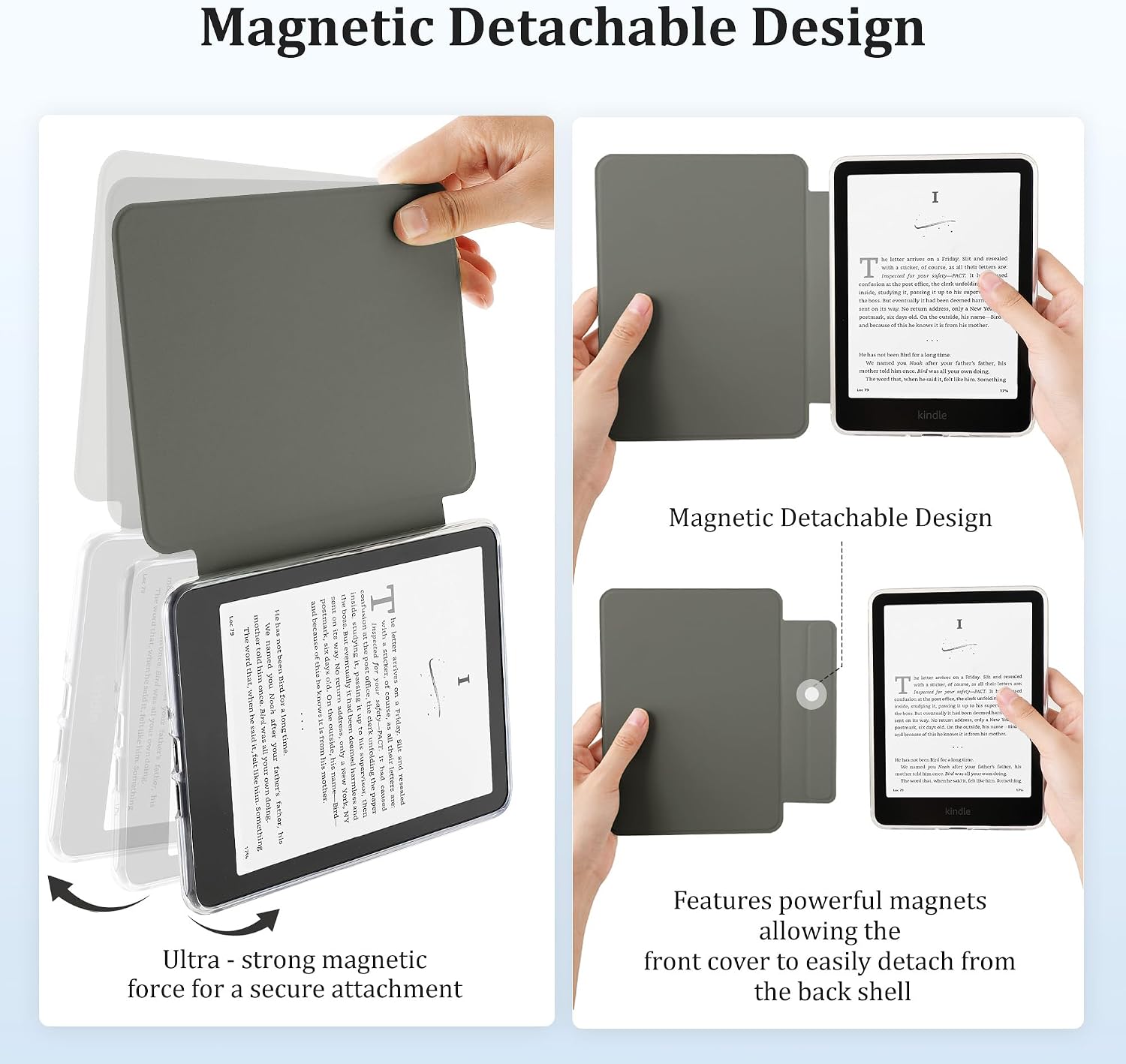 ESTUCHE PARA KINDLE PAPERWHITE 7'' SESENSE MAGNÉTICO 2024 - 3