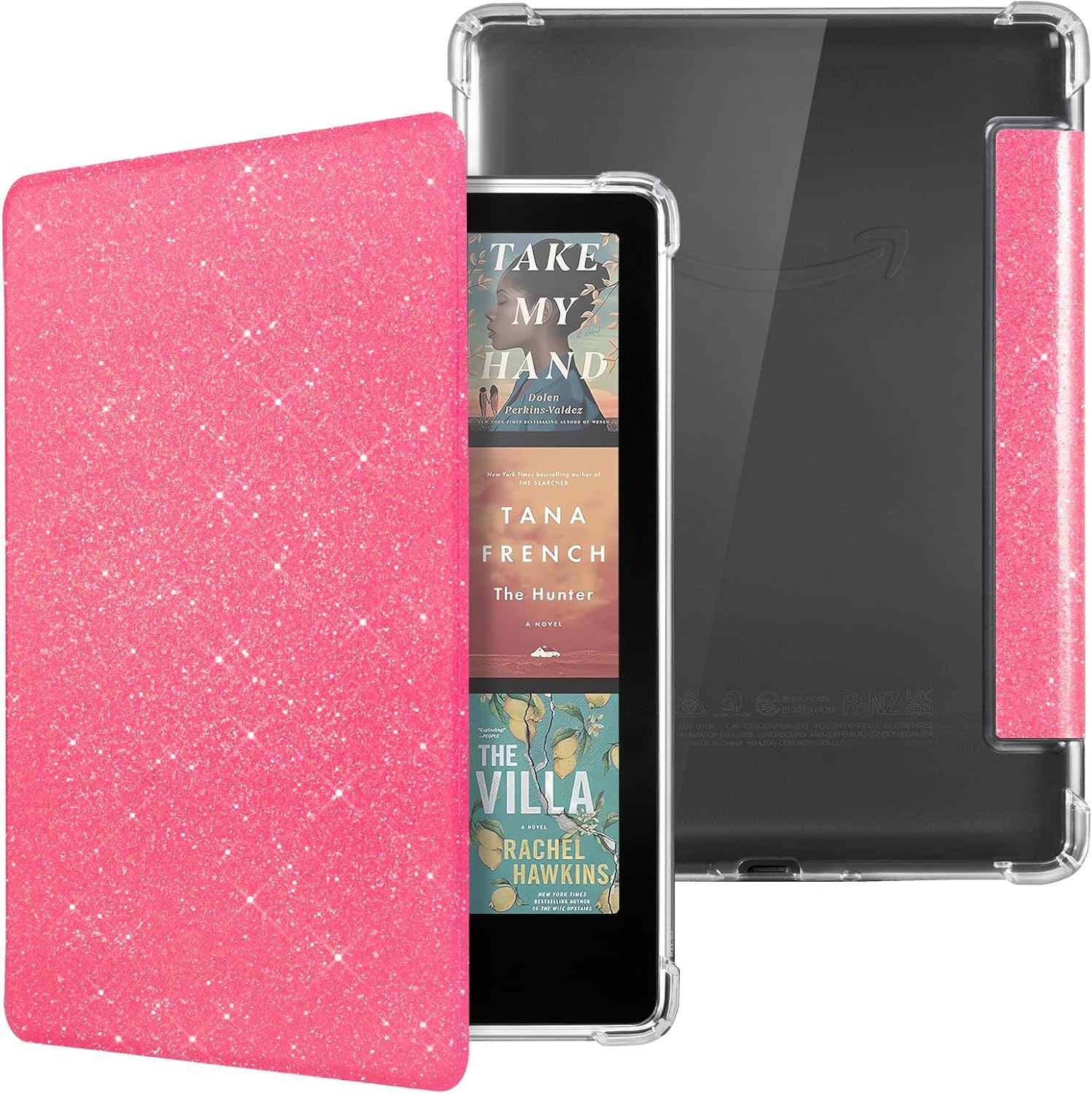 ESTUCHE COBAK PARA EREADER 7' CON CUBIERTA DE CUERO PU Y RESPALDO DE SILICONA TRANSPARENTE - 1
