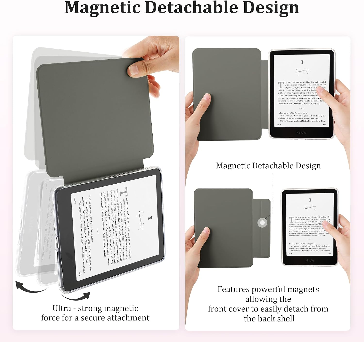 ESTUCHE SESENSE MAGNÉTICO PARA KINDLE PAPERWHITE 7'' 12ª GEN 2024 Y COLORSOFT - 3