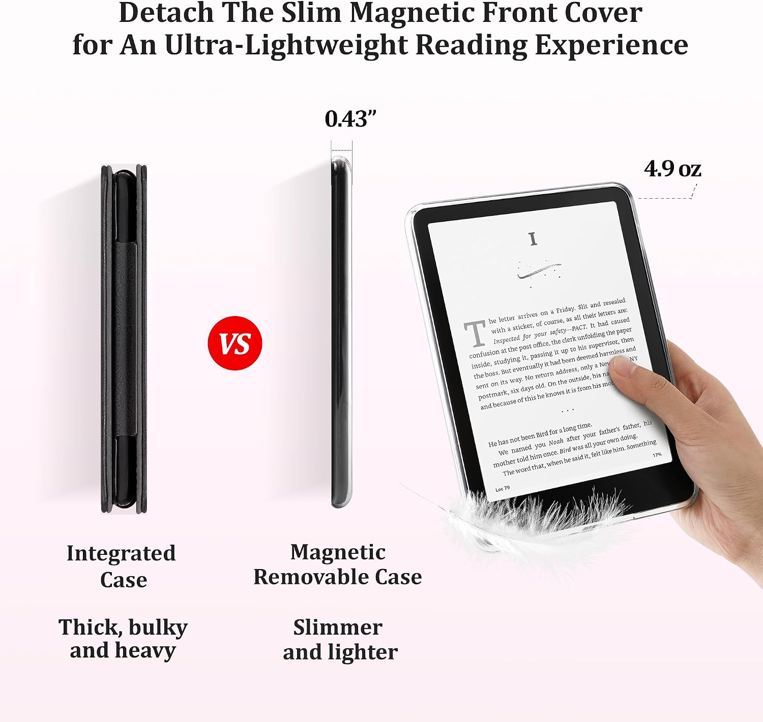 ESTUCHE SESENSE MAGNÉTICO PARA KINDLE PAPERWHITE 7'' 12ª GEN 2024 Y COLORSOFT - 4